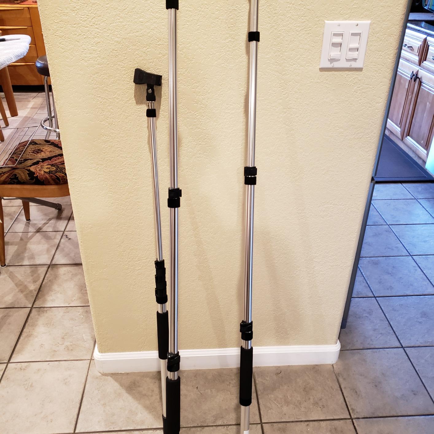 Pyle Telescope Microphone Boom Fish Pole for Shotgun Mics with Adjustable Length-5.7’ ft. (PMKSB06), Black customer photo 1