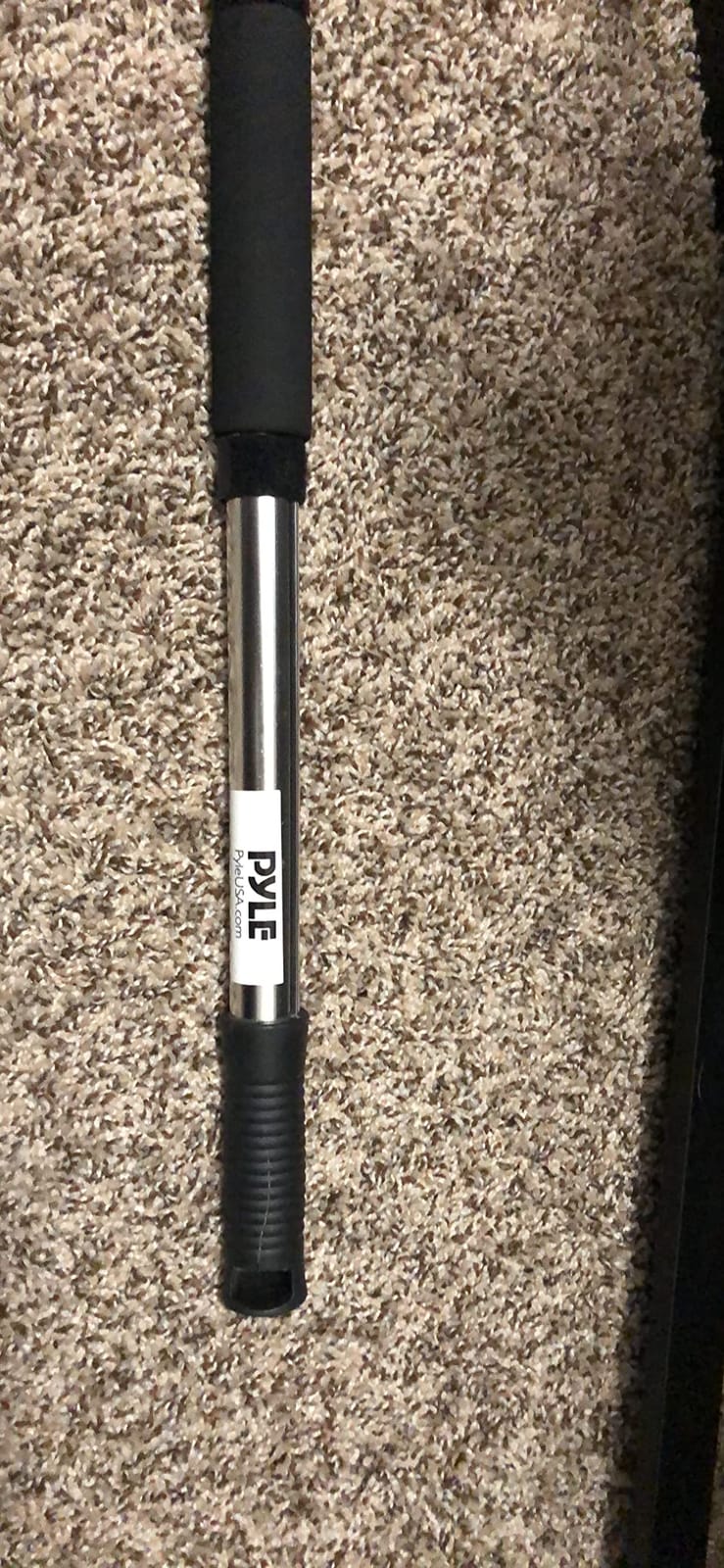 Pyle Telescope Microphone Boom Fish Pole for Shotgun Mics with Adjustable Length-5.7’ ft. (PMKSB06), Black customer photo 2