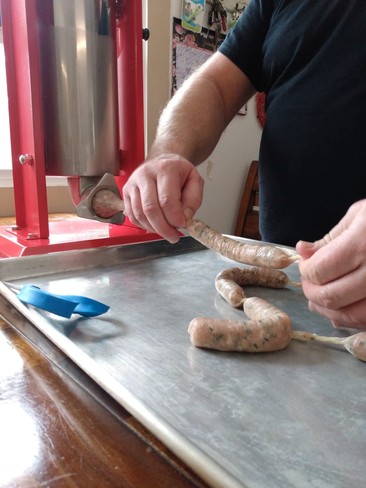 Hakka 25 Pound Sausage Stuffer 2 Speed Stainless Steel Vertical Sausage Filler customer photo 1