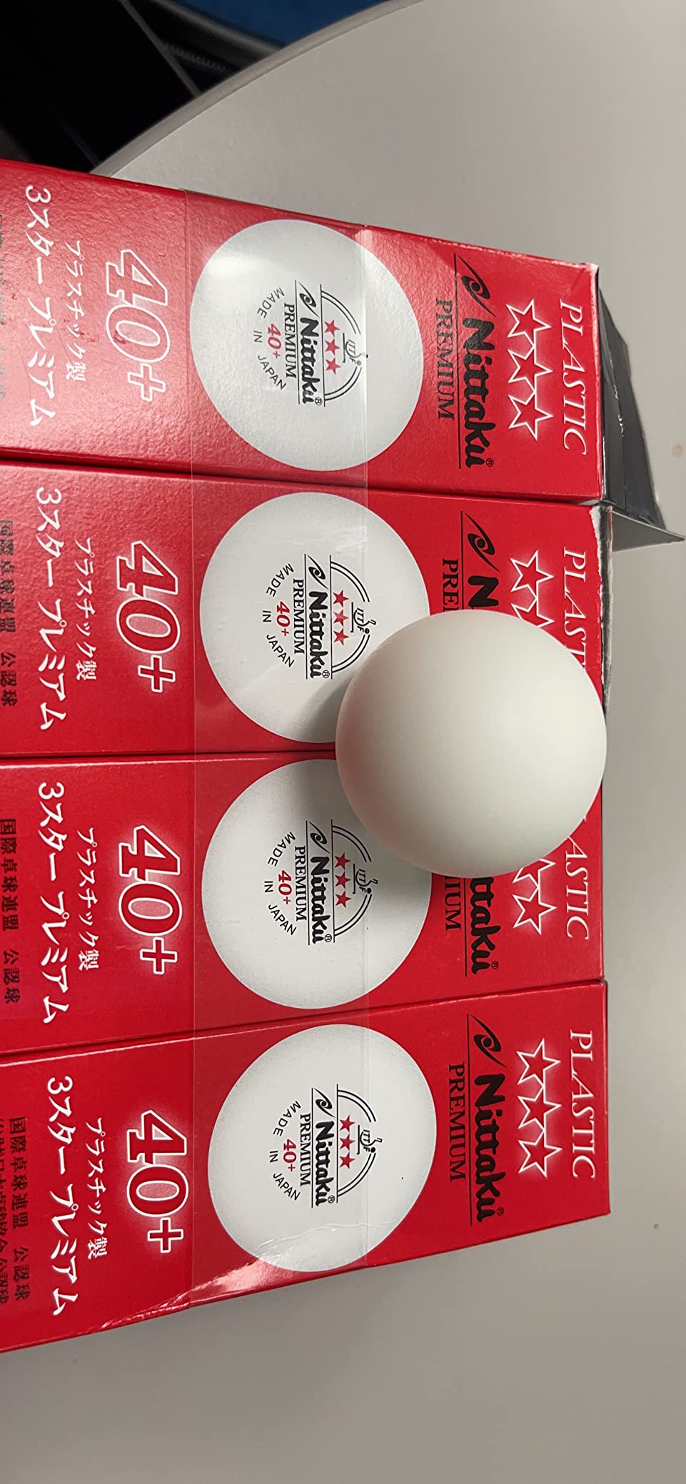 NITTAKU 3-Star Premium Table Tennis Balls customer photo 1