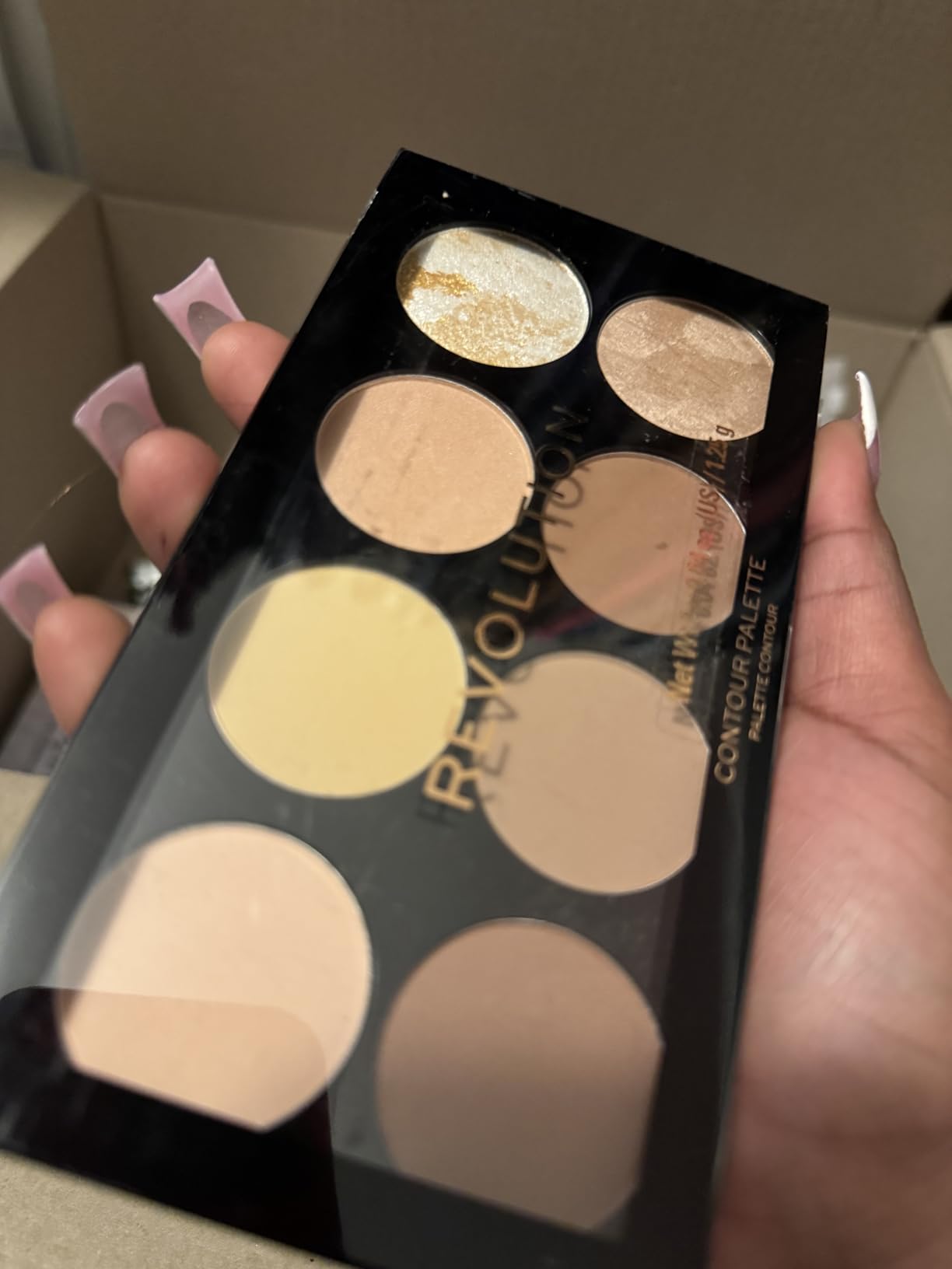 Revolution Ultra Contour Face Palette | 8 Powder Shades, Contours, Highlights, Shapes, Buildable Pigment & Blendable Formula, Vegan Cruelty-Free customer photo 1