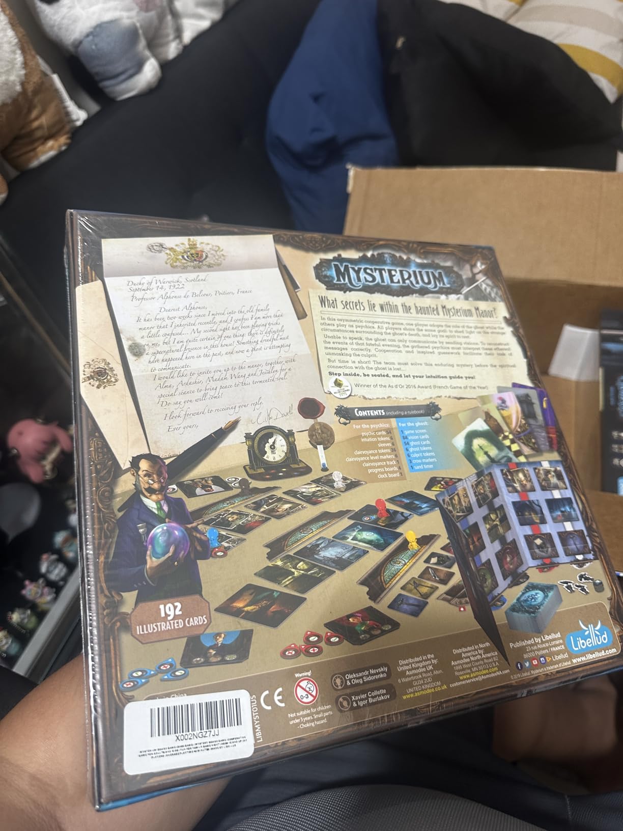 Asmodee Mysterium Board Game - Enigmatic Cooperative Mystery Game with Ghostly Intrigue customer photo 2