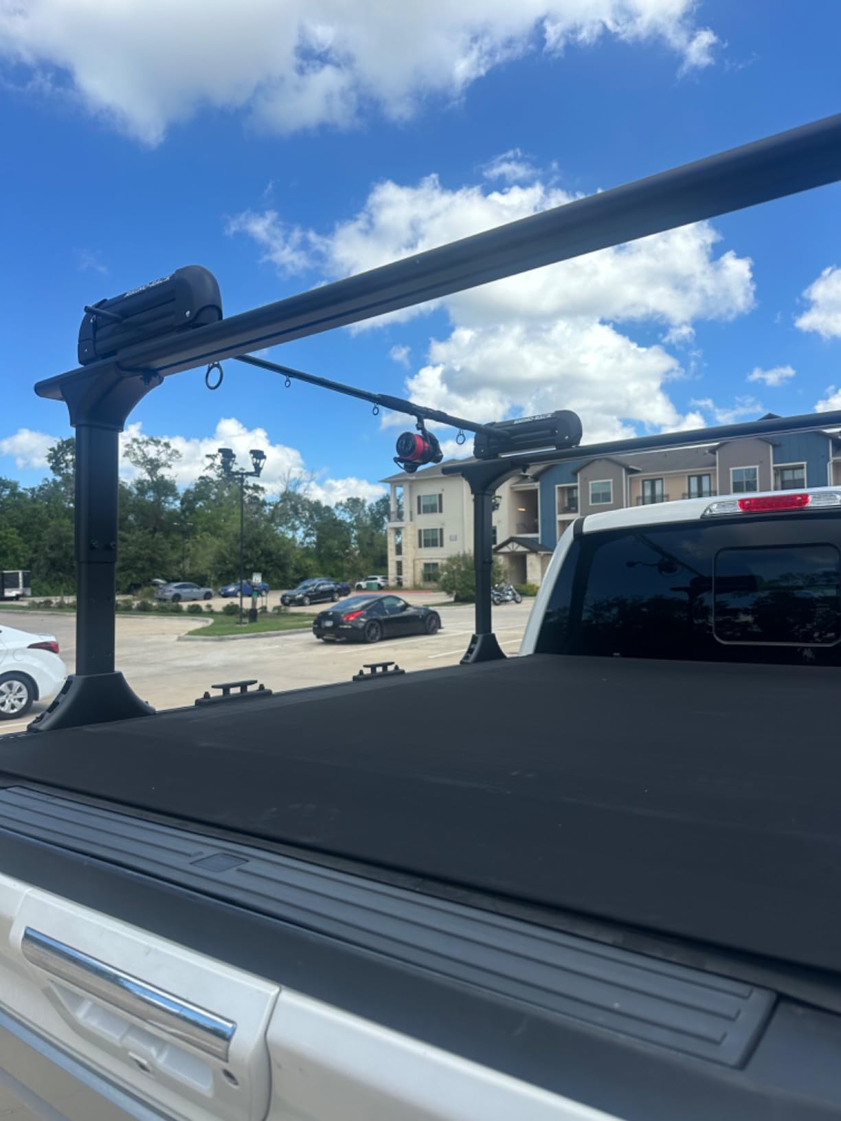 Rhino-Rack Carrier for Skis, Snowboards, Fishing Rods, Paddles, Skateboards, Water Skis, Wakeboard & More, Universal Mounting, Easy to Use, Locking, Lightweight & Heavy Duty, Suitable for All Vehicles customer photo 2