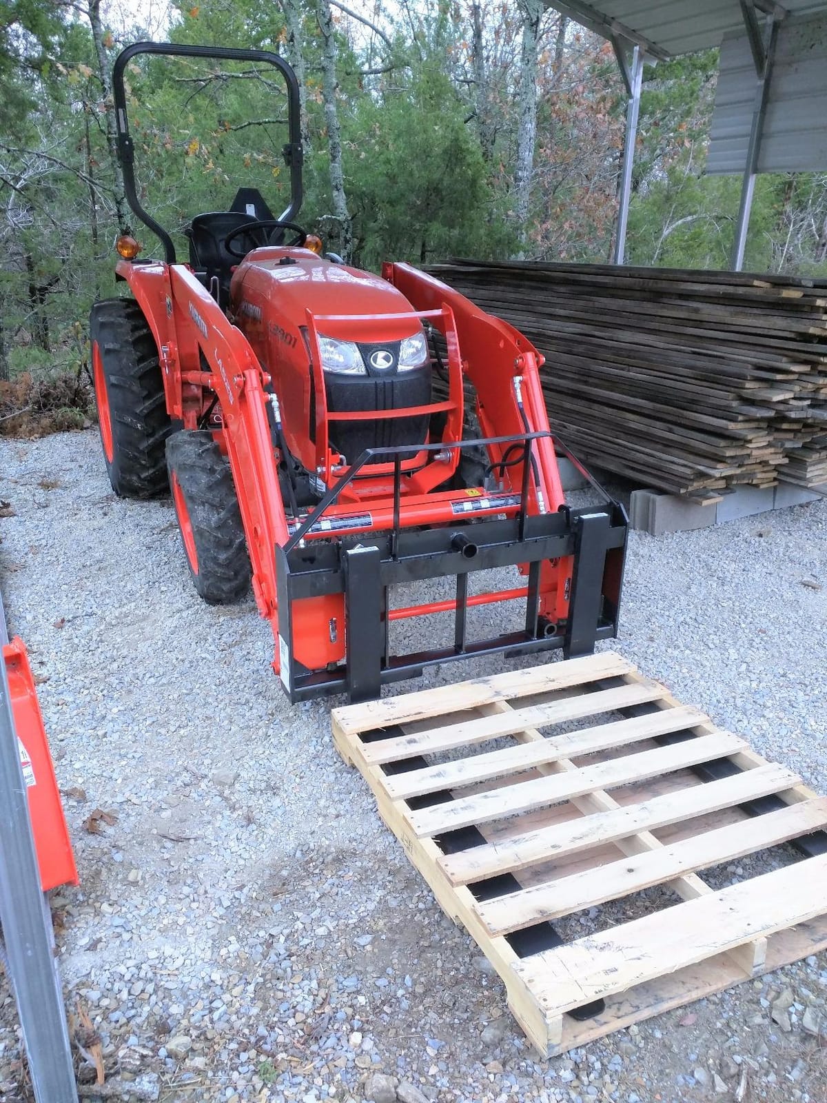 Titan Attachments Standard Series Skid Steer Pallet Fork Frame, 48 in customer photo 2