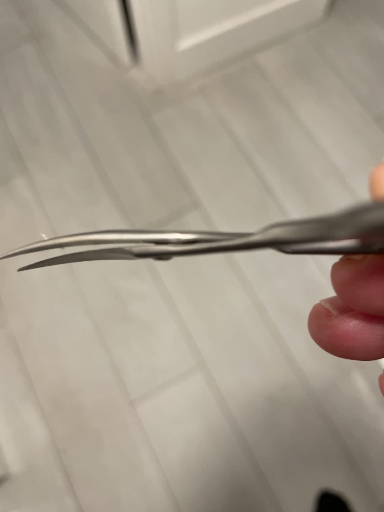 GERMANIKURE Curved Nail Scissors, Made in Solingen Germany, Leather Case | Precision Grooming for Facial Hair, Made in Solingen, FINOX German Steel, Comfortable Control, Ideal Gift for Him customer photo 1