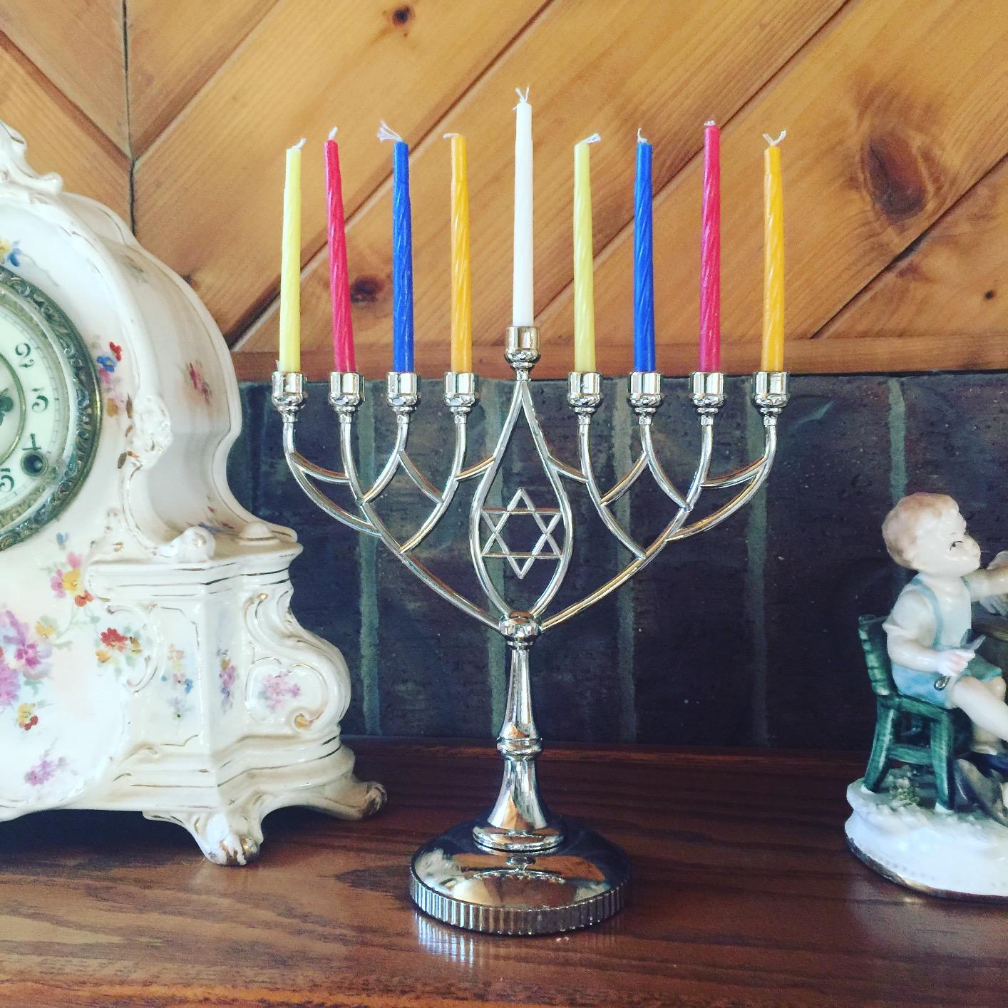 Last Minute Complete Hanukkah Menorah Kit - 9