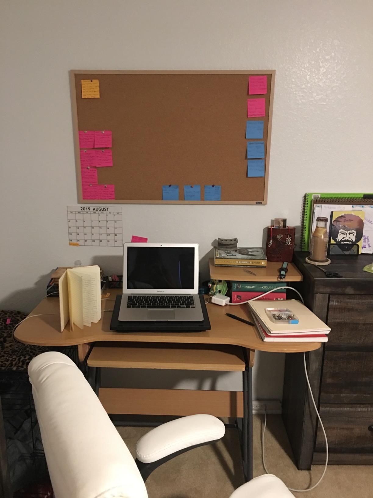 Quartet Cork Bulletin Board, Framed Corkboard, 2' x 3', Black Frame, Message Board, Vision Board (MWDB2436-BK) customer photo 1