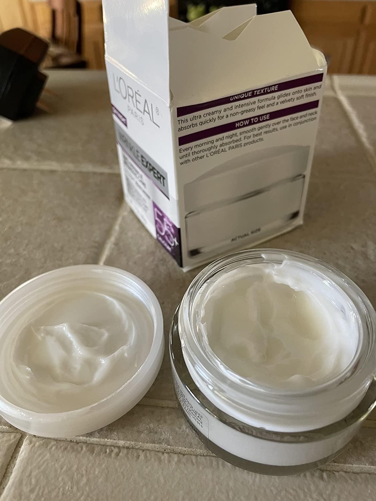 L'Oreal Paris Wrinkle Expert 35+ Anti-Aging Face Moisturizer with Collagen 1.7 oz customer photo 2