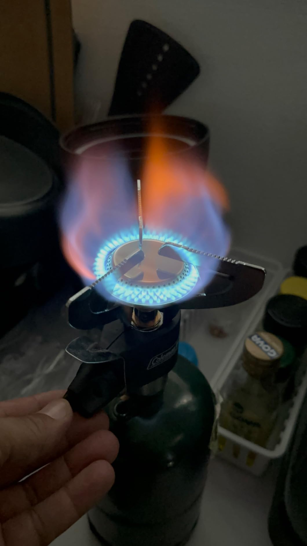 Coleman Classic 1-Burner Backpacking Stove, Portable Lightweight Camp Stove with Adjustable Burner & Pressure Control, 10,000 BTUs of Power for Camping, Backpacking, Tailgating, & More customer photo 2