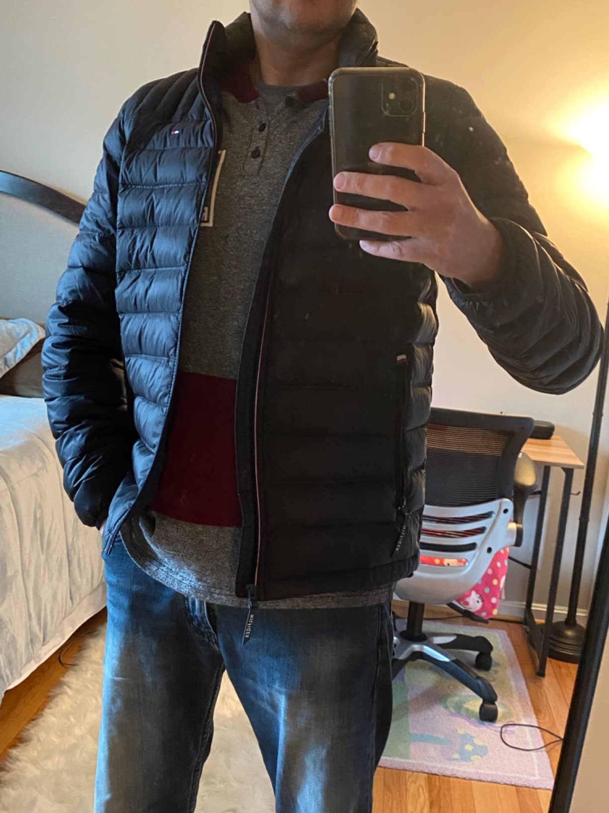 Tommy Hilfiger Men's Packable Down Puffer Jacket customer photo 2