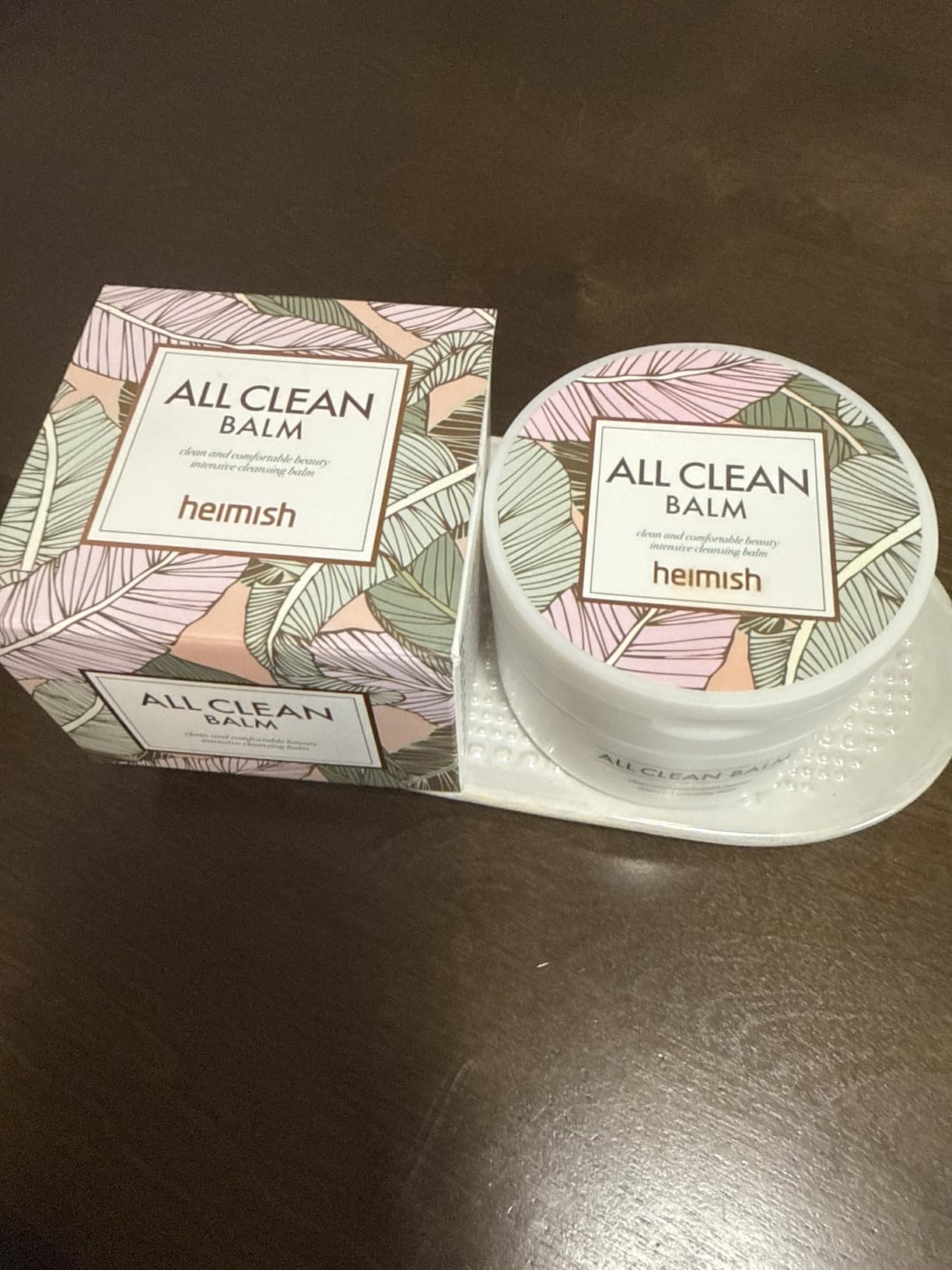 HEIMISH All Clean Balm, Cleansing Balm, Waterproof Eye Makeup Remover, Oil Cleanser, Face Wash, Double Facial Cleanse, Vegan, For All Skin Types, Korean Skincare, 4.0 fl oz / 120ml customer photo 1