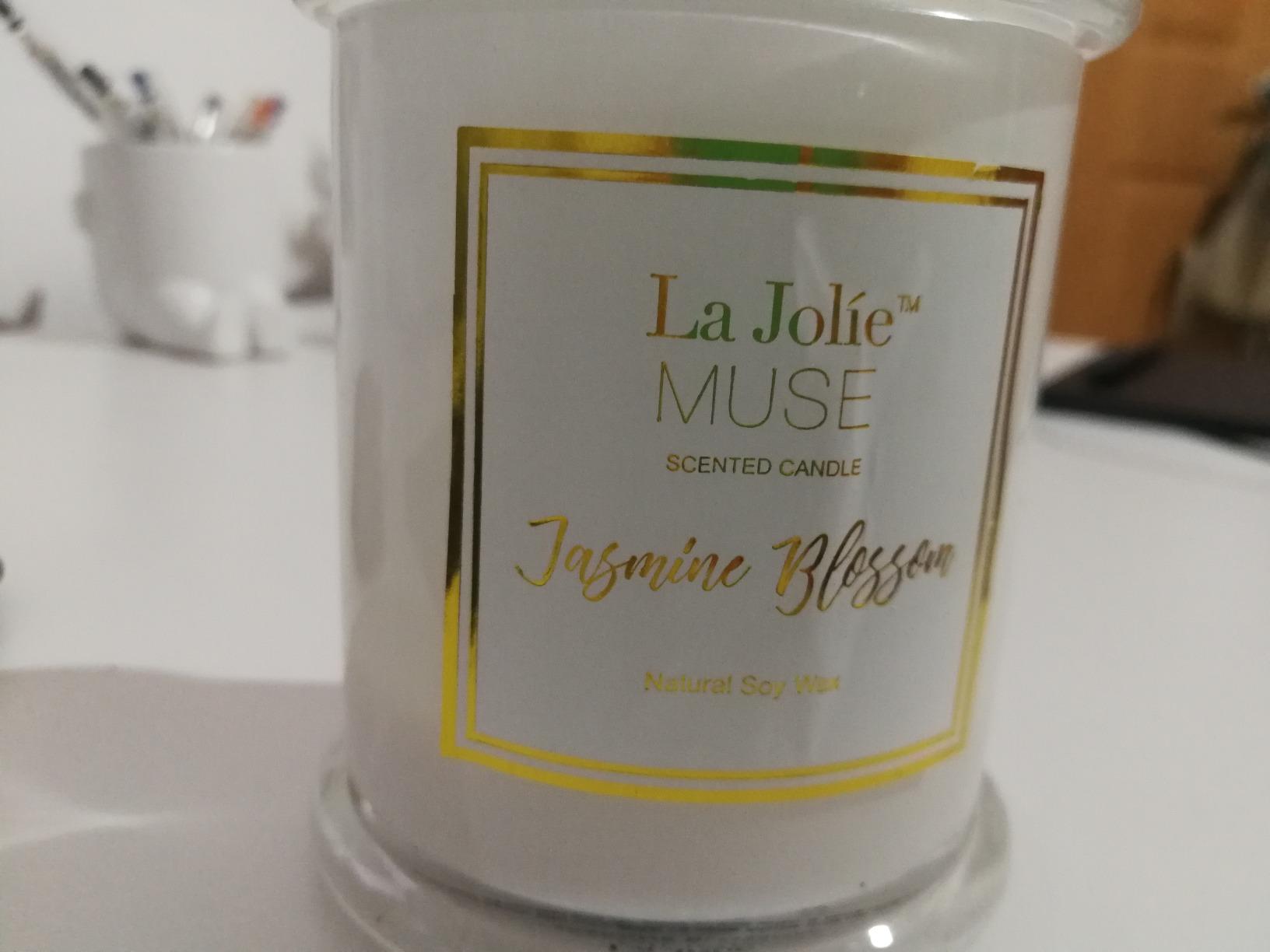 LA JOLIE MUSE Jasmine Floral Scented Candles for Home, Natural Soy 70 Hrs | Luxury White Jar Candle, Clean Non Toxic, Decorative Candle for Candle Warmer, Gifts for Women & Mom, Floral Engaged Candles customer photo 2