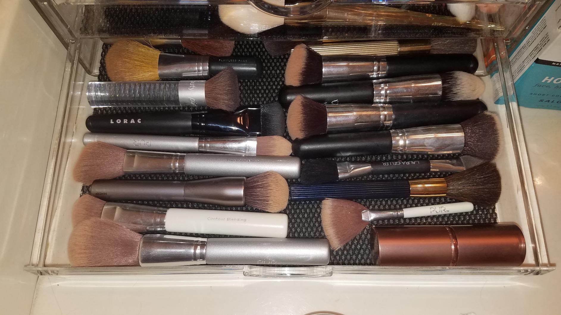Sorbus Acrylic Drawers, Clear Makeup Organizer for Vanity (2 Wide Drawers) customer photo 2