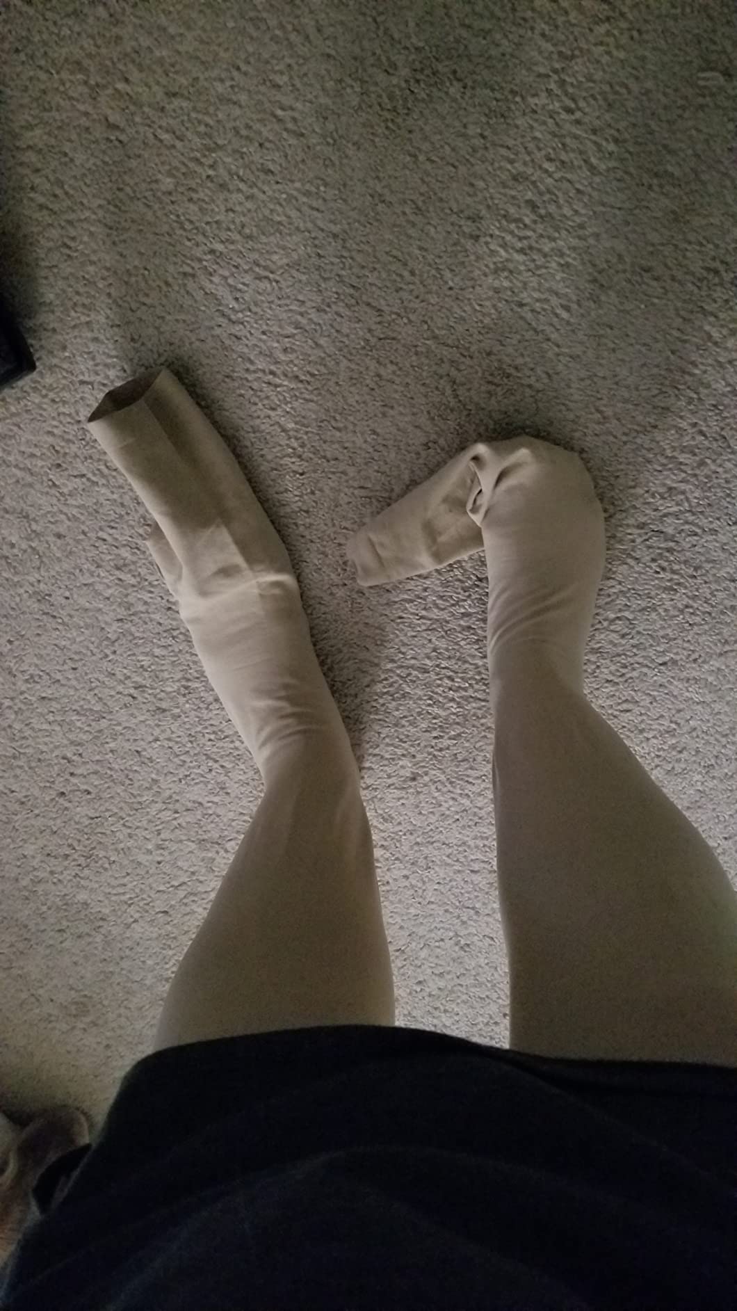 ABSOLUTE SUPPORT Compression Pantyhose 20-30mmHg, Opaque, Beige, Medium customer photo 1