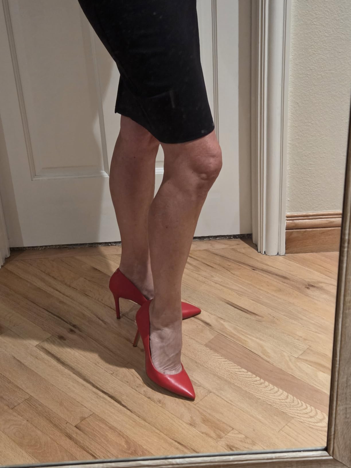 Sam Edelman Hazel Indigo Croc Stiletto Heel Pointed Closed Toe Dress Pumps customer photo 1