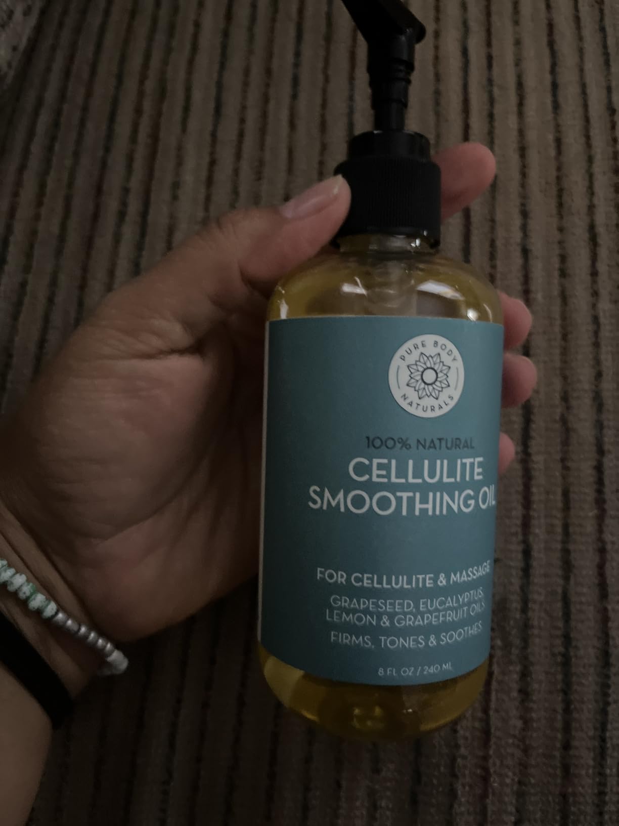 Cellulite Massage Oil for Legs & Thighs, 8 fl oz customer photo 2