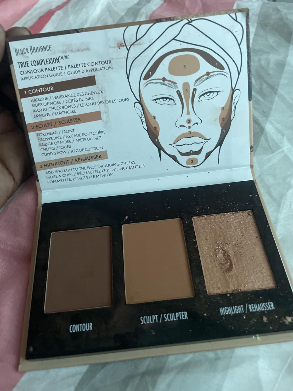 Black Radiance True Complexion Contour Palette, Medium to Dark, 0.38 Ounce customer photo 2