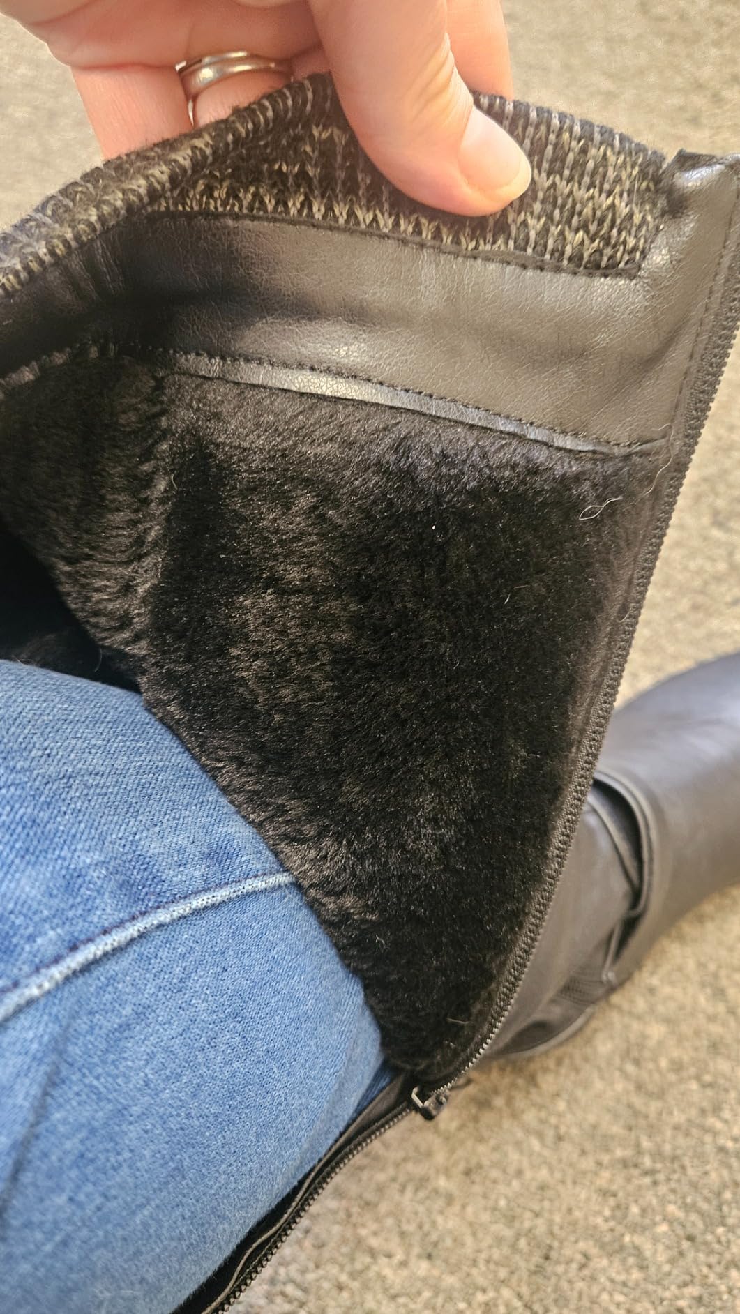 DREAM PAIRS Women's Knee High Boots Wide Calf Tall Boots customer photo 1