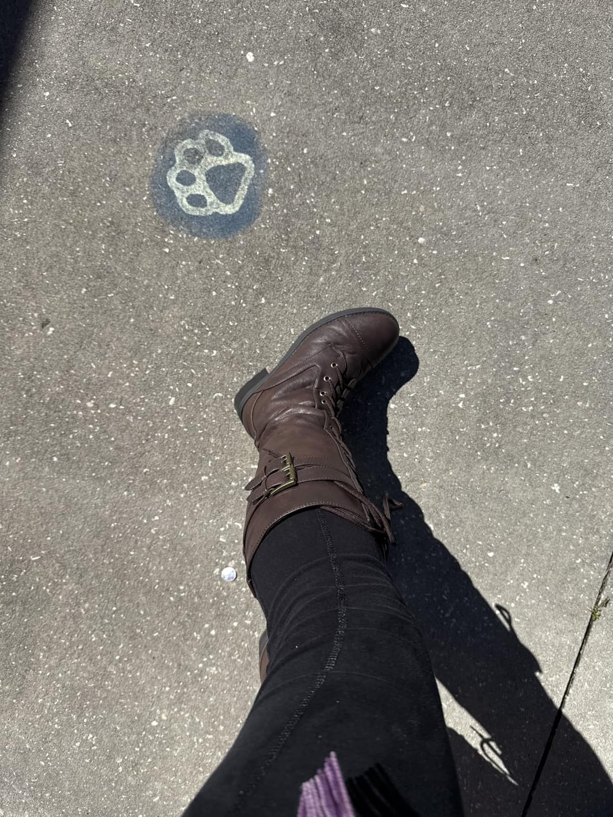 DREAM PAIRS Women's Knee High Riding Combat Boots | Lace up Design with Fur Lining customer photo 2