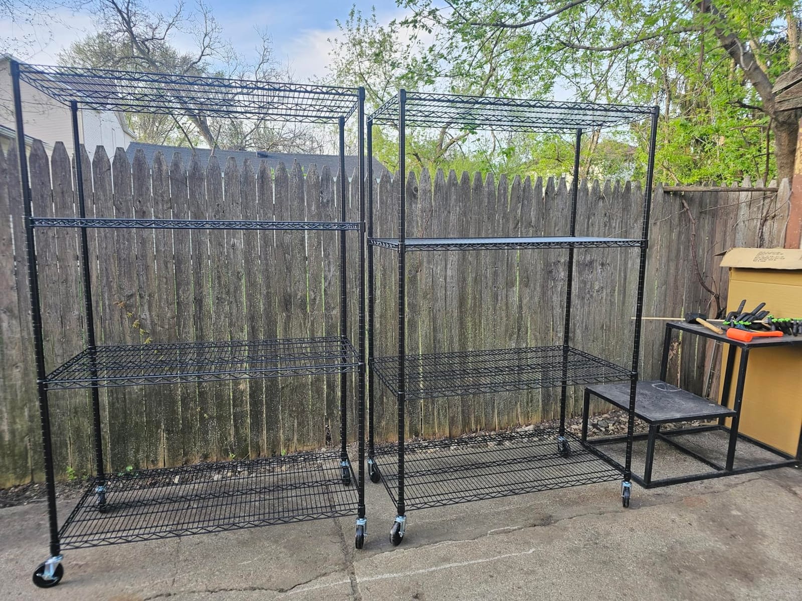SafeRacks NSF 6-Tier Heavy Duty Steel Wire Rack w/Wheels (18