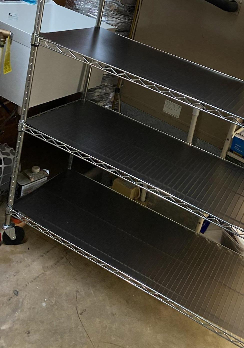 SafeRacks NSF 6-Tier Heavy Duty Steel Wire Rack w/Wheels (18