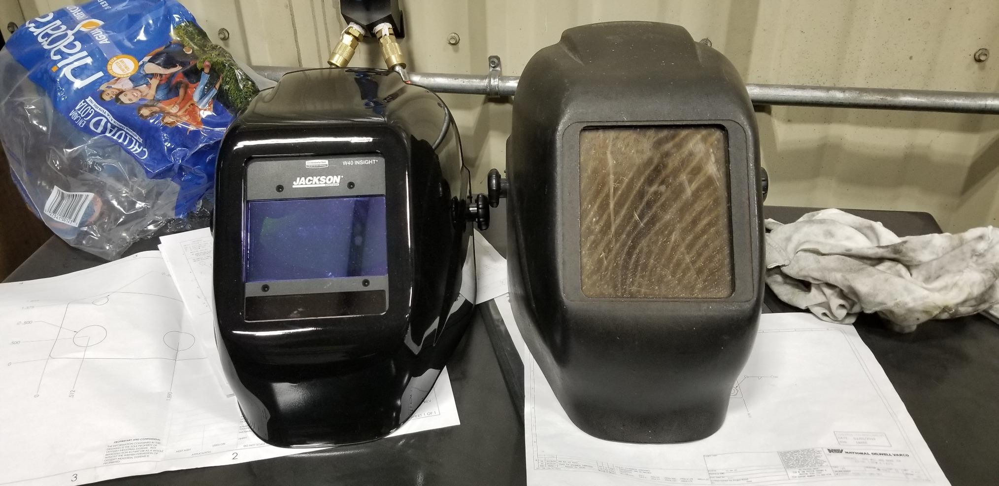 Jackson Safety Insight Auto Darkening Welding Helmet, ADF Hood - ANSI Z87.1 customer photo 1