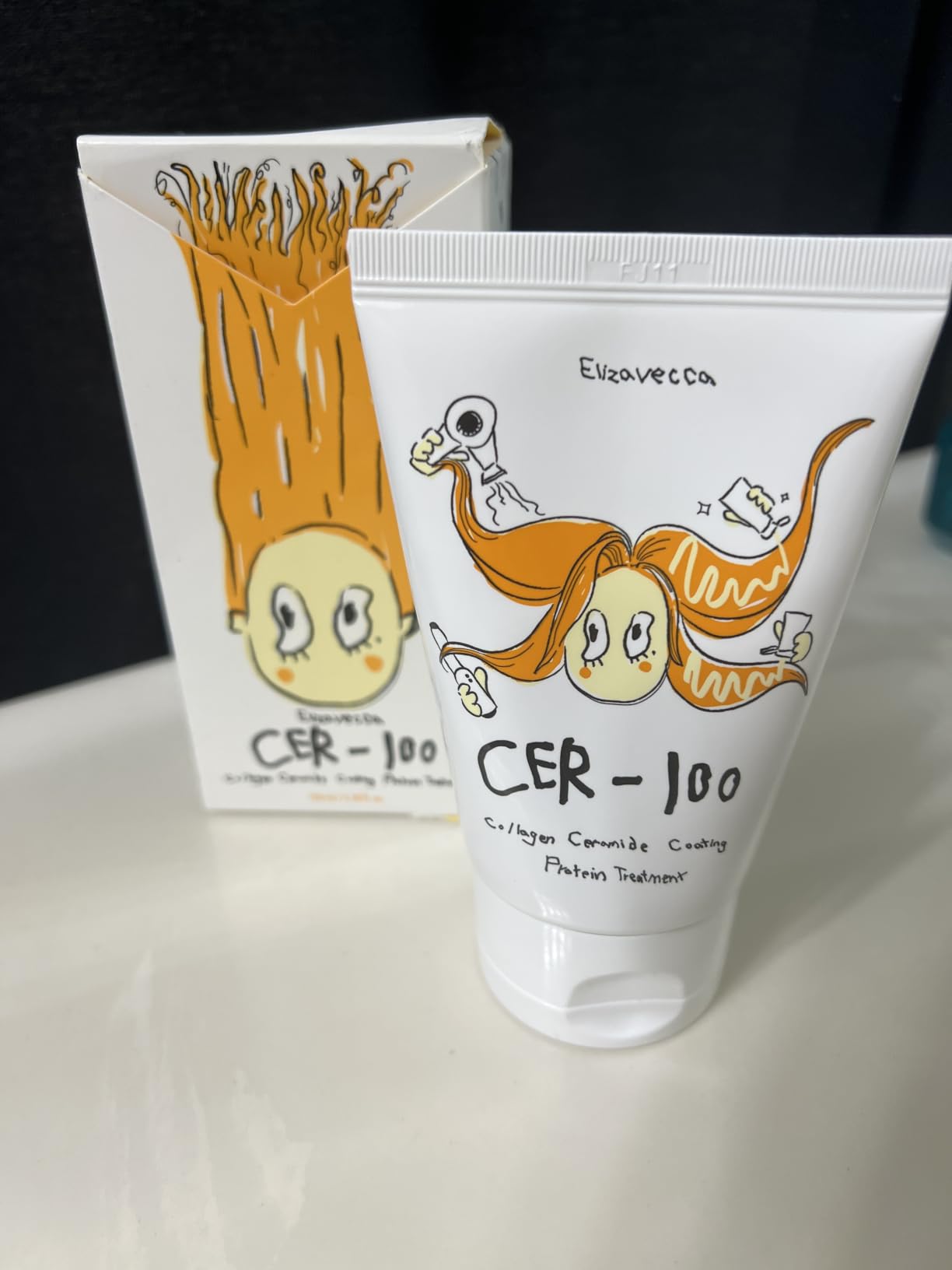 Elizavecca cer-100 collagen coating hair protein treatment 100ml customer photo 1