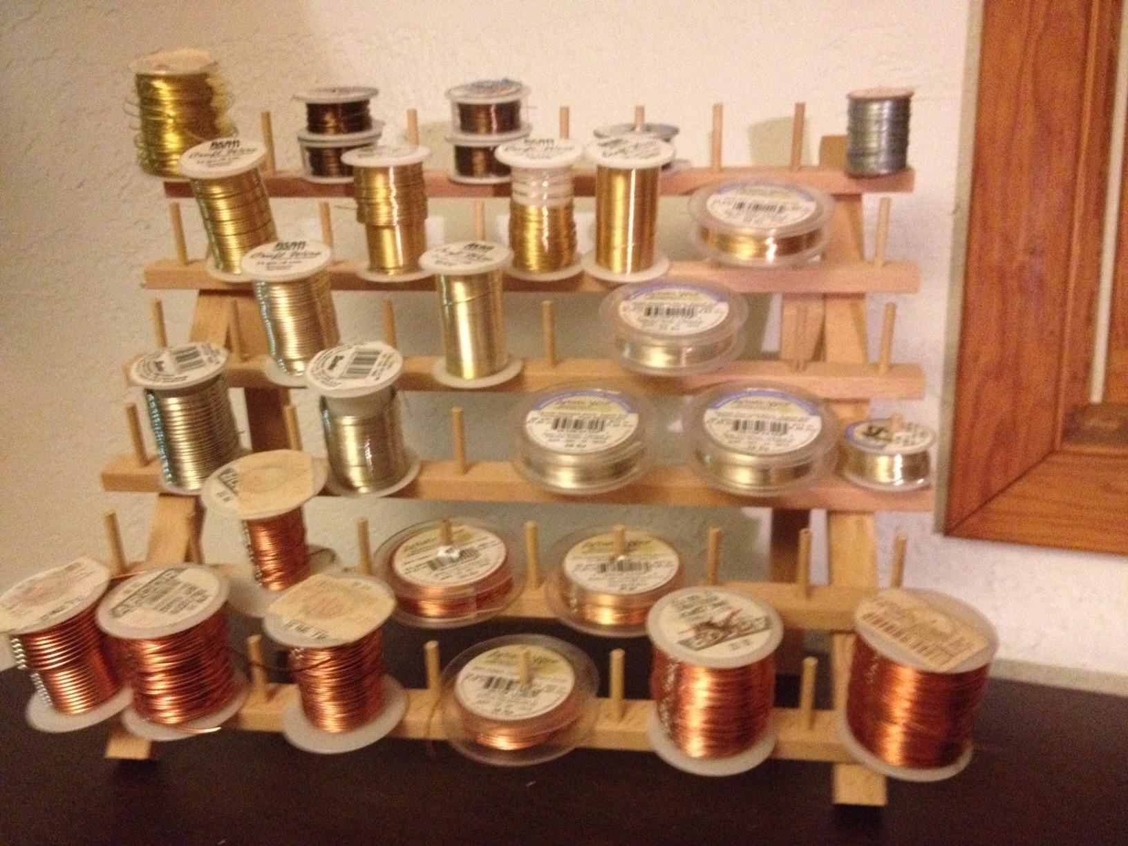 US Art Supply Premium 60-Spool Thread Holder: Wooden Sewing & Embroidery customer photo 1