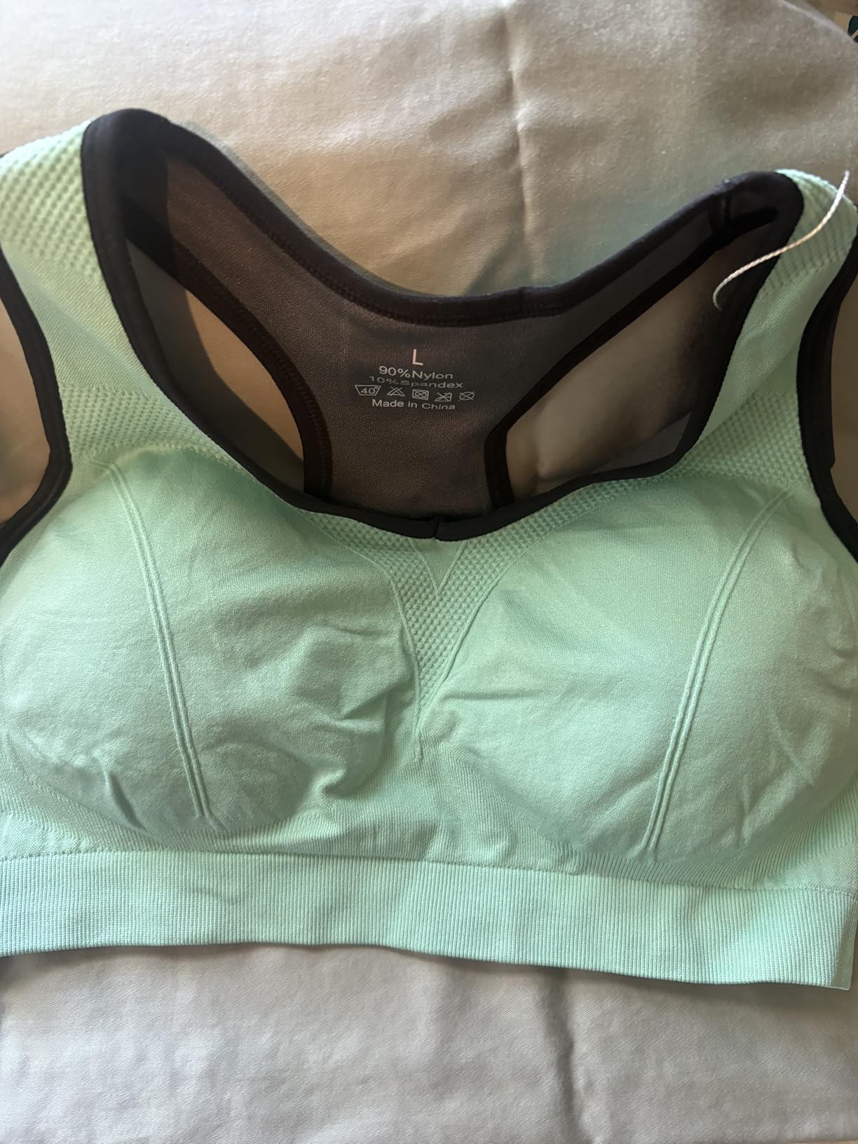 MIRITY Women Racerback Sports Bras - High Impact Workout Gym Activewear Bra customer photo 2