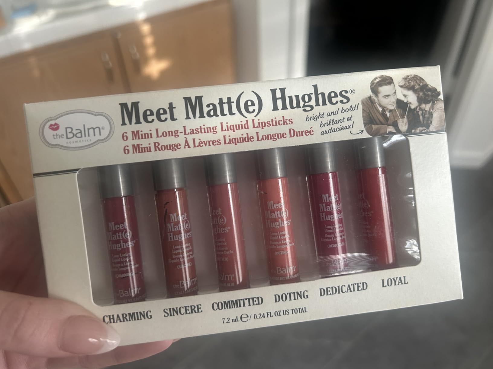 theBalm Meet Matt(e) Hughes Set of 6 Mini Long-Lasting Liquid Lipsticks, 0.04 Ounce (Pack of 6) customer photo 1
