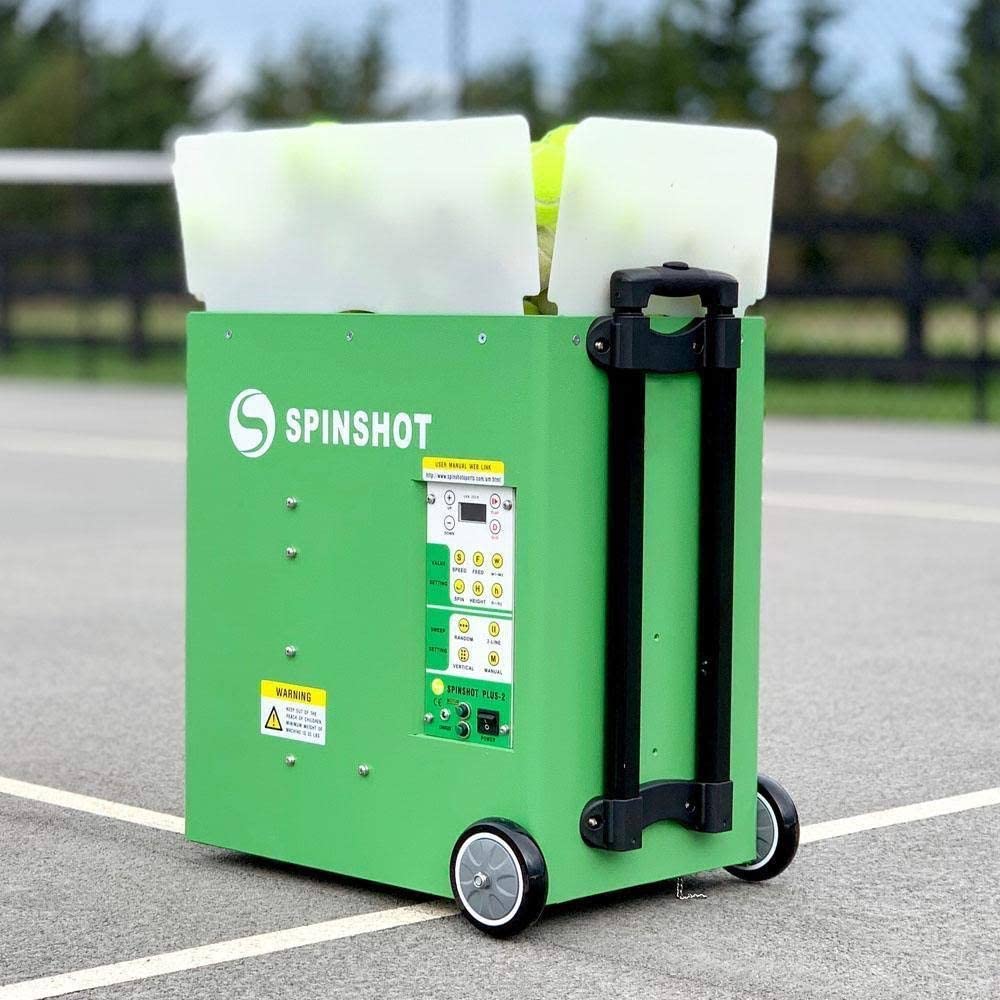 Spinshot Plus-2 Tennis Ball Machine (Plus2 Model =Plus Model + Player Model) customer photo 1