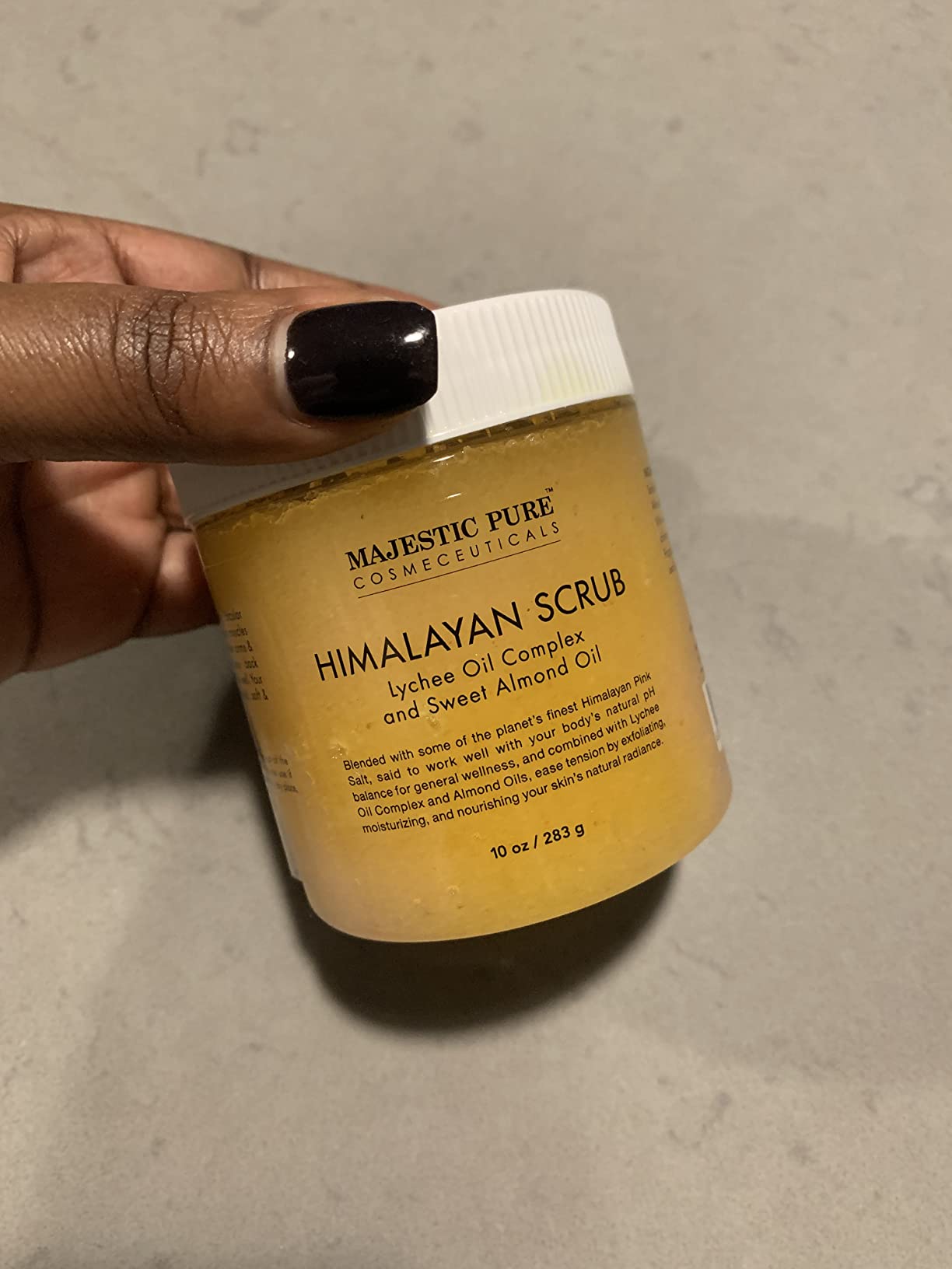 Majestic Pure Himalayan Salt Body Scrub, 10 Oz customer photo 2