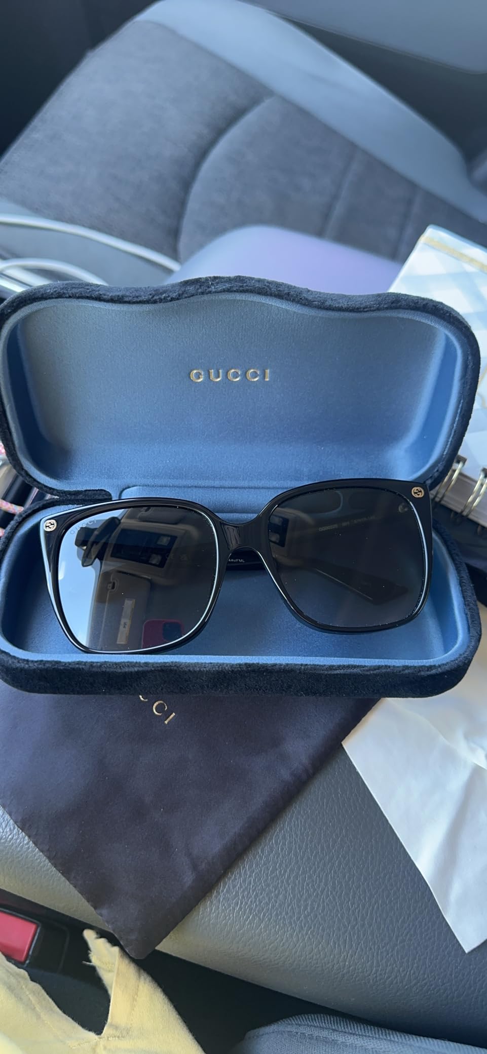 Gucci Women's Lightness Square Sunglasses customer photo 1