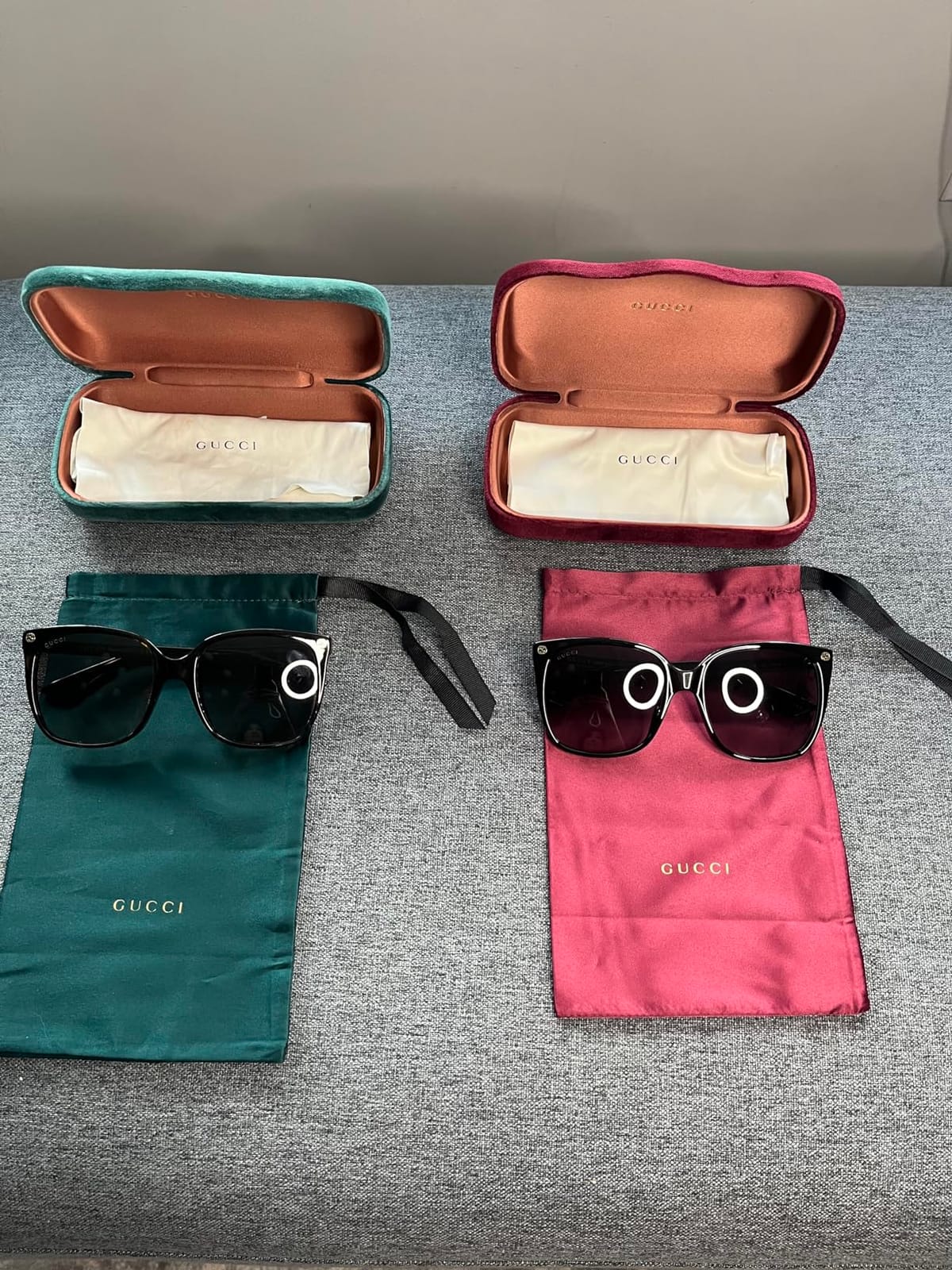 Gucci Women's Lightness Square Sunglasses customer photo 2