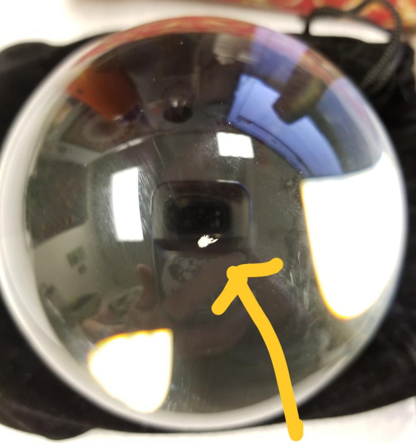 MerryNine K9 Crystal Ball with Stand for Photography Crystal Sphere Lens Crystal Ball(80mm/3.14