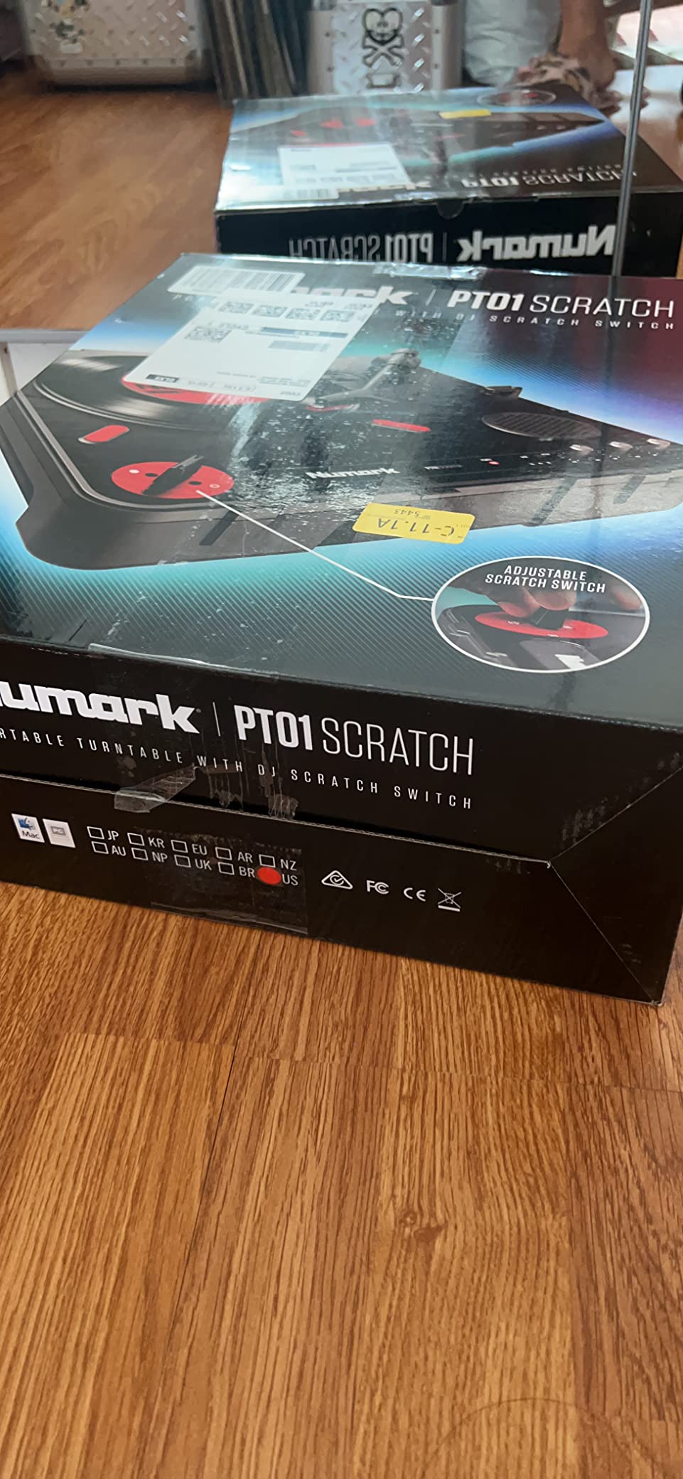 Numark PT01 Scratch Portable DJ Turntable customer photo 1