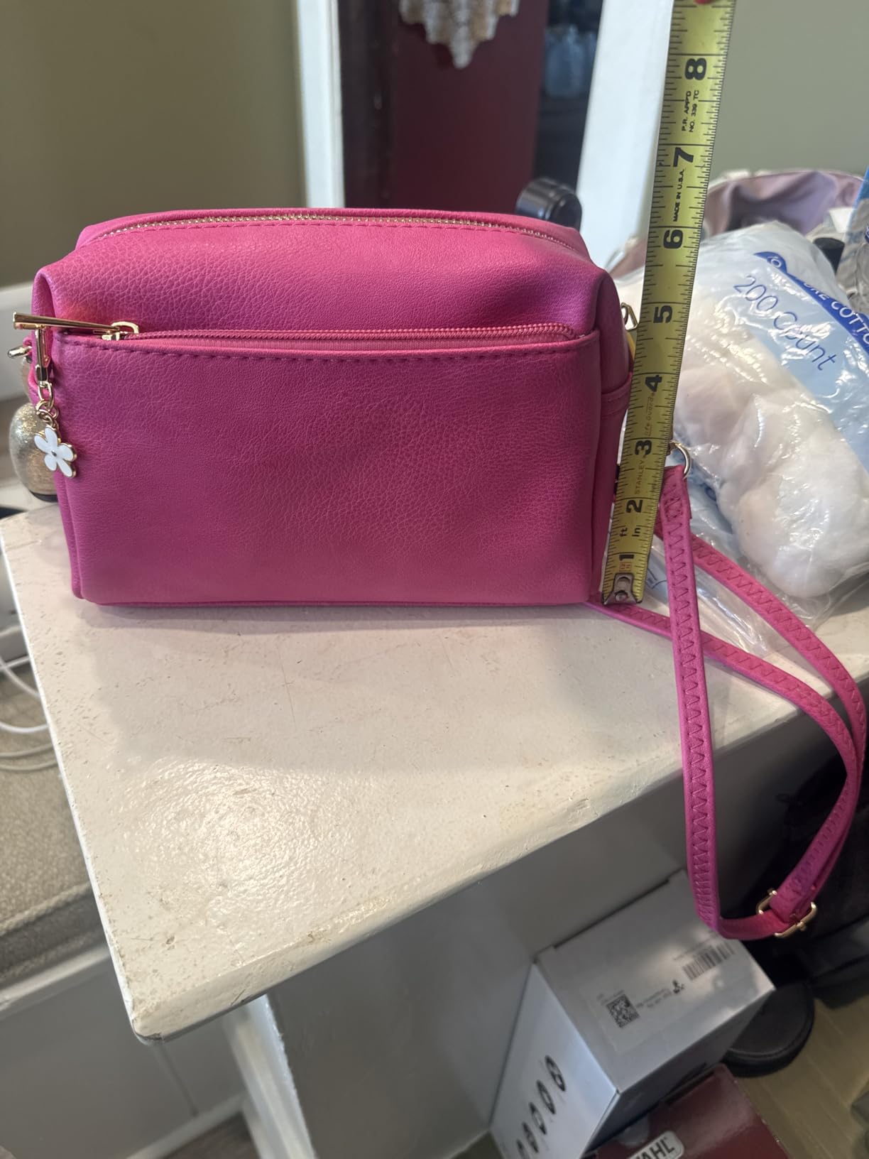 FashionPuzzle Triple Zip Crossbody customer photo 2