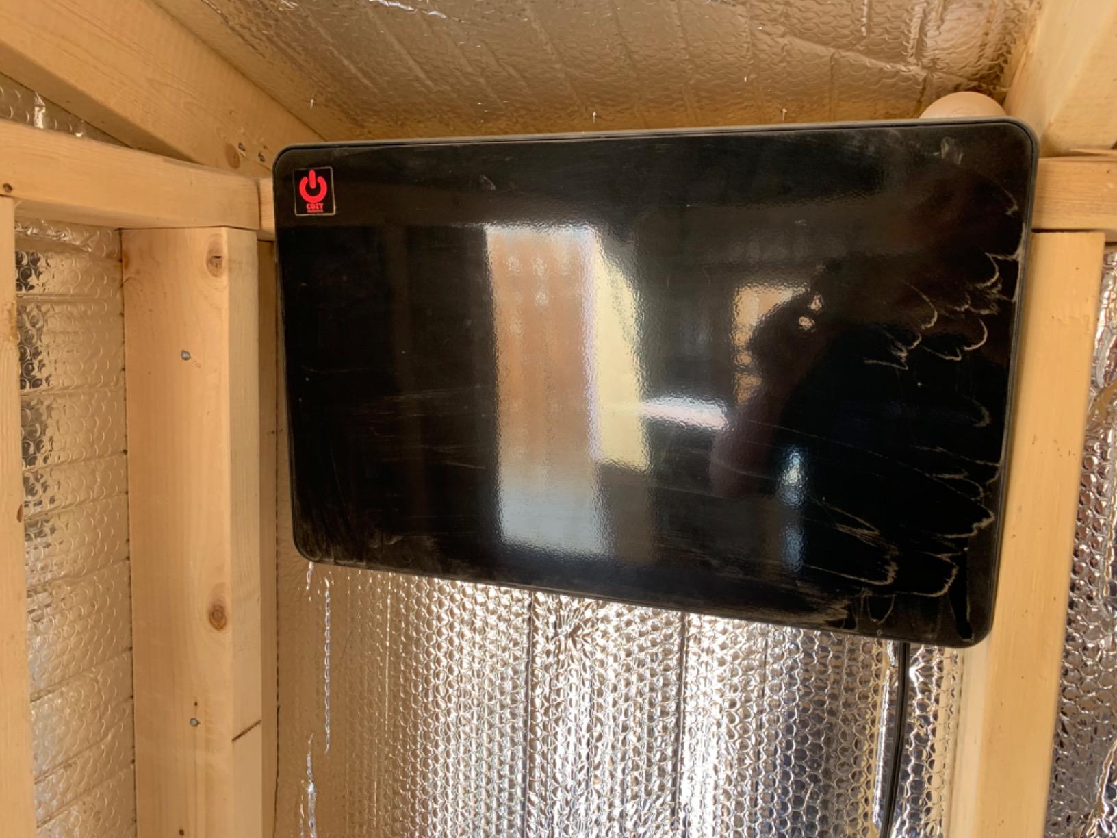 Cozy Products Cozy Coop Chicken Coop Heater, Flat-Panel, 150 Watts customer photo 1