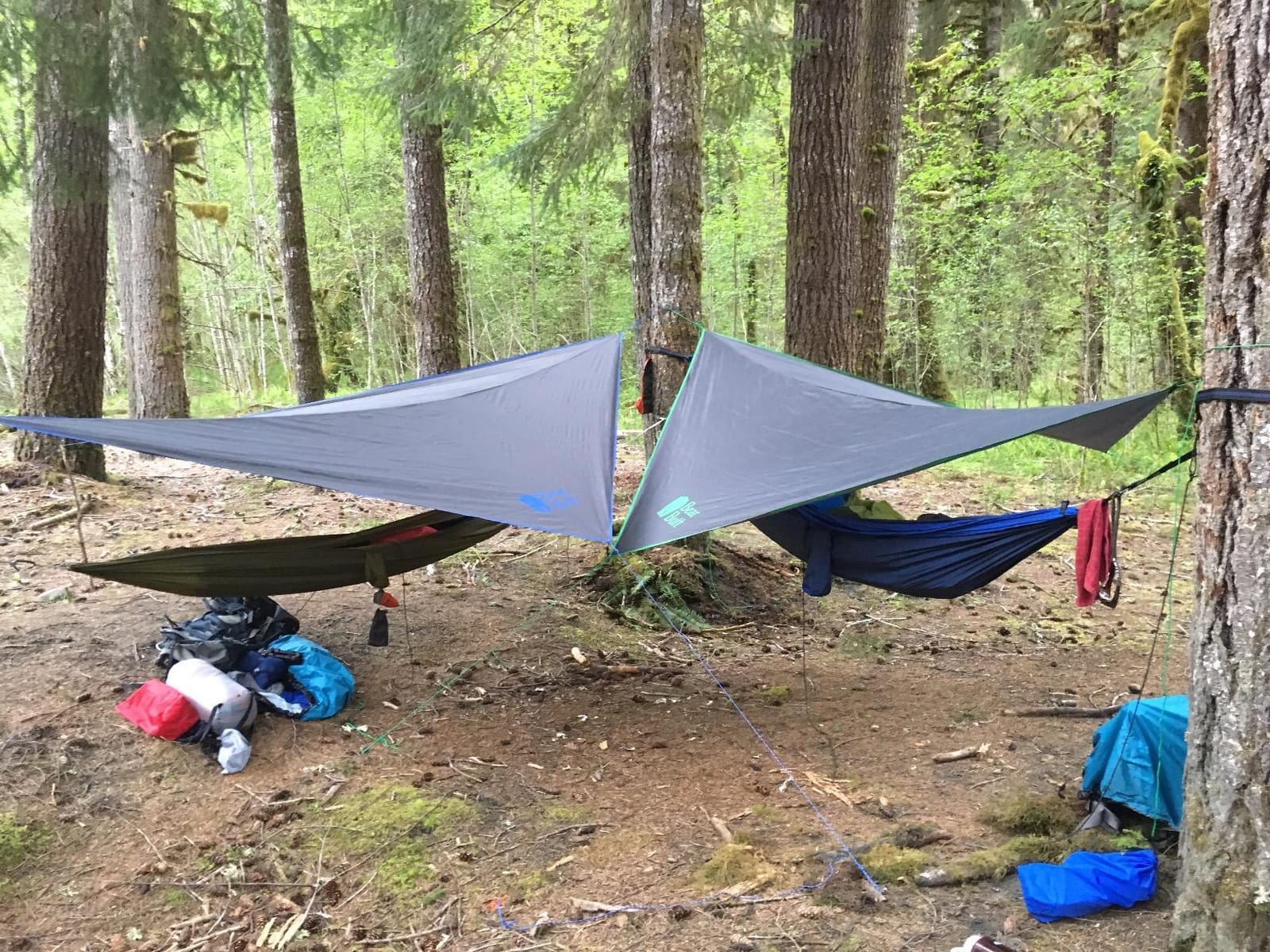 Bear Butt Hammock Rain Fly & Camping Tarp - 11 x 9 ft Ultralight Waterproof Tarp for Hammock & Tent Camping - Easy to Set Up customer photo 2