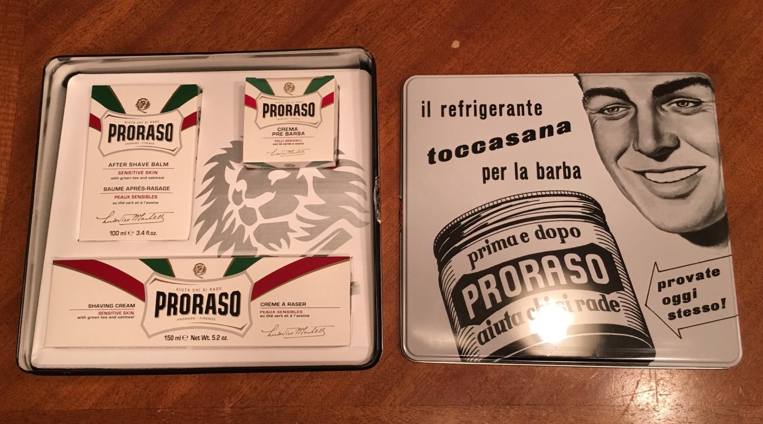 Proraso Shaving Kit - Vintage Toccasana Tin for Sensitive Skin customer photo 1