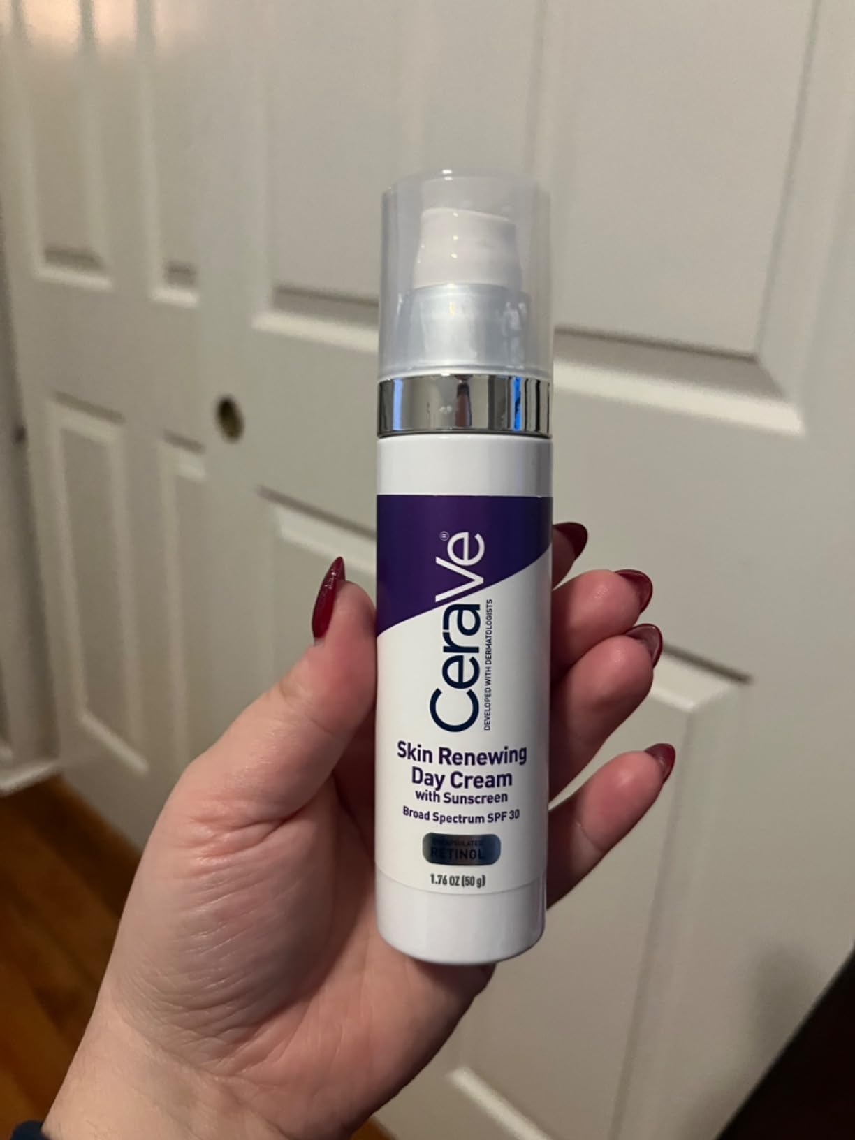 CeraVe Day Cream, Anti-Aging Retinol Face Moisturizer with SPF 30, 1.76oz customer photo 1