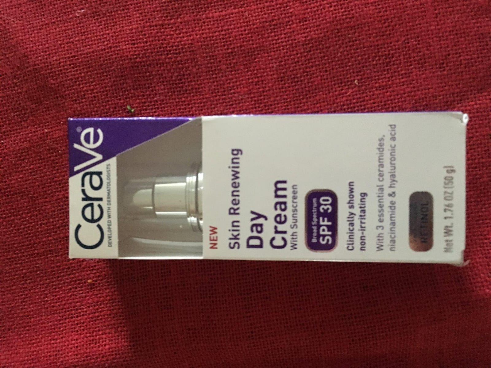 CeraVe Day Cream, Anti-Aging Retinol Face Moisturizer with SPF 30, 1.76oz customer photo 2