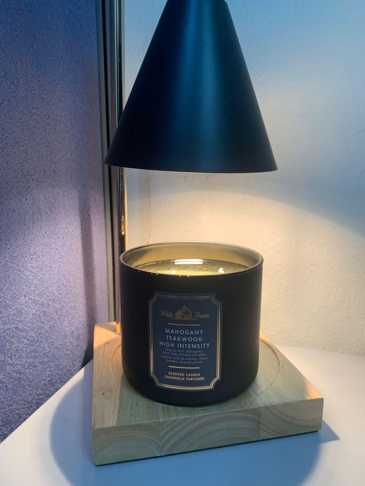 Bath & Body Works Mahogany Teakwood Intense 3-Wick Candle - Scented Candle for At-Home Use - Long-Lasting, Room-Filling Fragrance - High Fragrance Oil Concentration - Soy Wax Blend customer photo 1