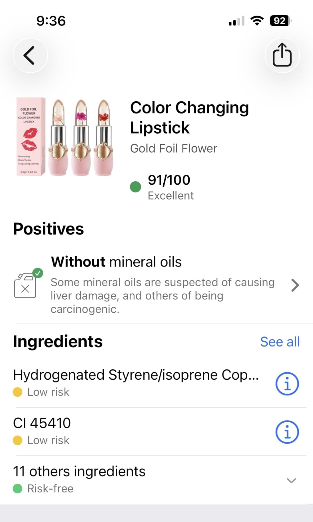 BestLand 6 Pcs/Set Flower Jelly Lipstick Set Temperature Change Moisturizer Long Lasting Nutritious Balm Magic Color Change Lip Gloss customer photo 2