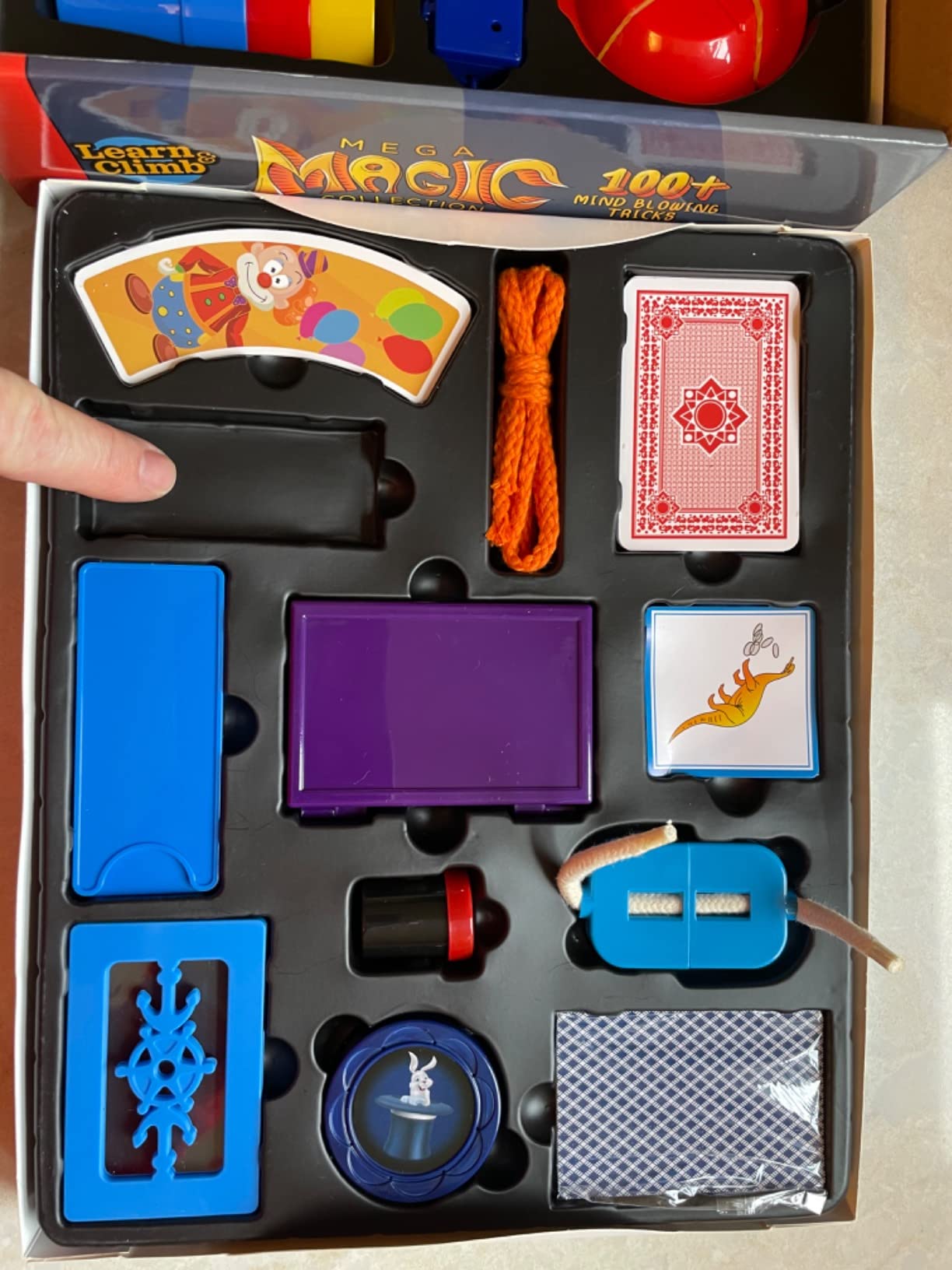 Mega Magic Kit for Kids - Perform 100's of Today's Most Exciting Tricks - Magic Set with Tutorial Videos for Kids Ages 6-8, 8-10, 10-12 customer photo 2