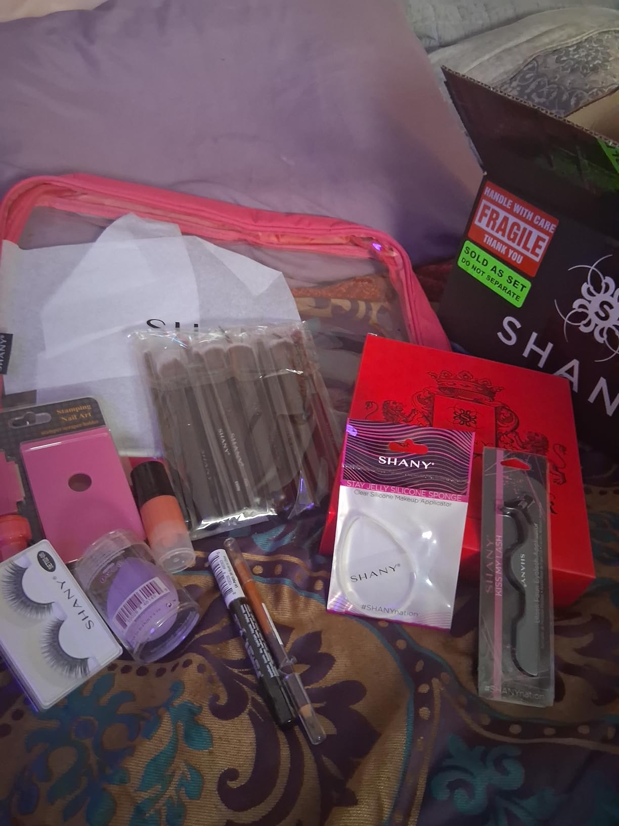 SHANY Cosmetics SHANY Gift Surprise- AMAZON EXCLUSIVE - All in One Makeup Bundle - COLORS & SELECTION VARY MULTI-COLORED, Unscented customer photo 1