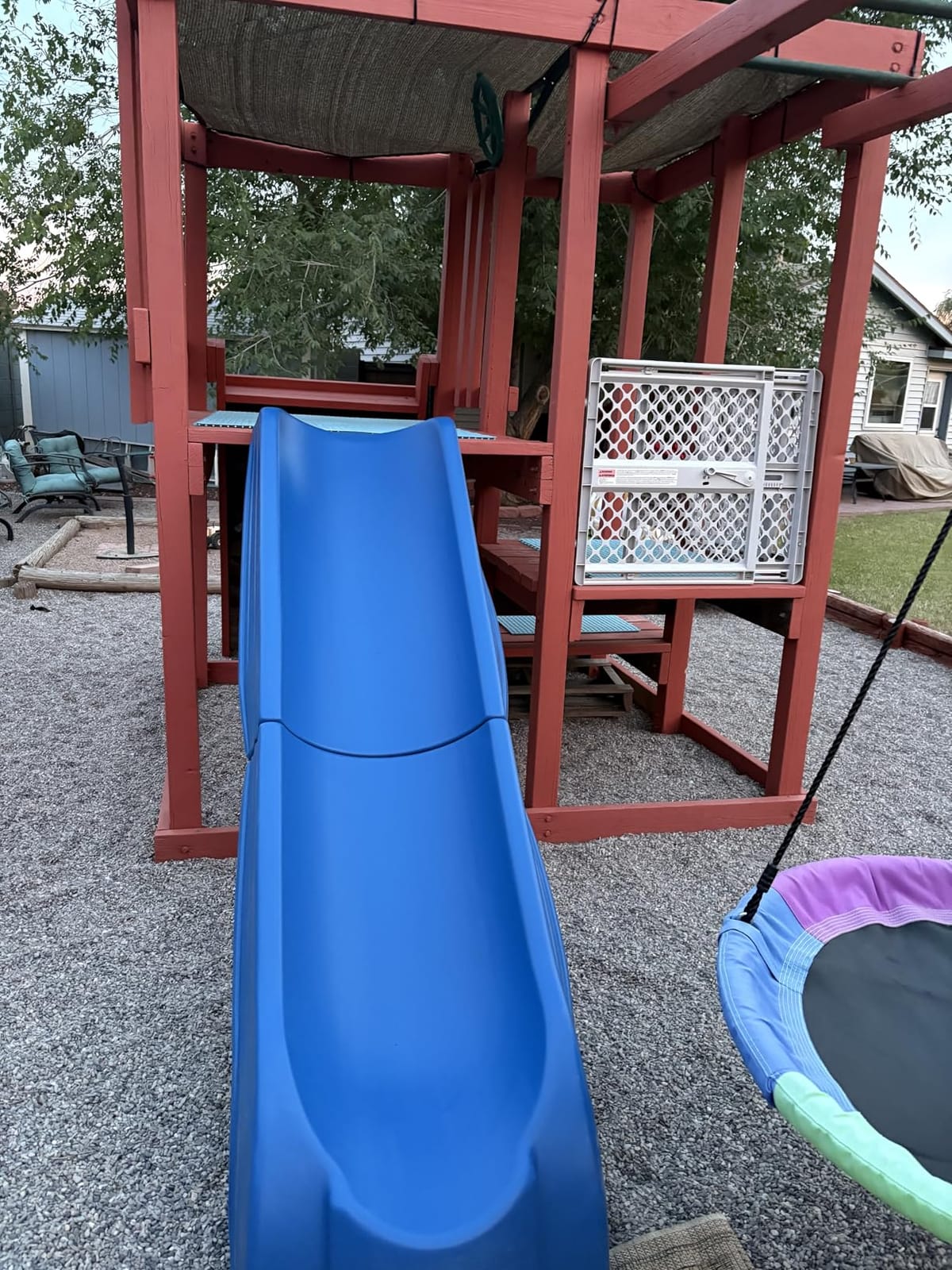 Swing'n'Slide NE 4701 Summit Slide 2Piece Plastic Scoop Slide for 4' Decks, Blue customer photo 2