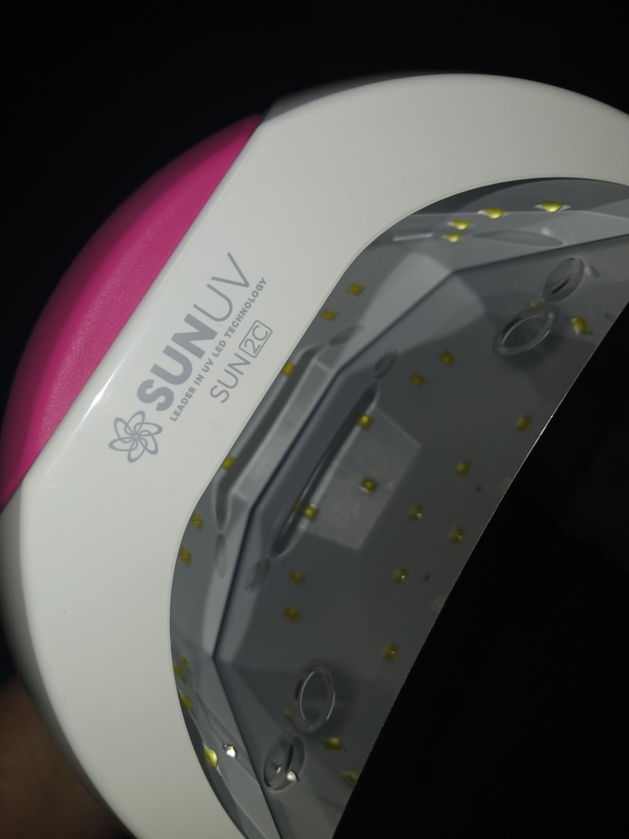 SUNUV UV Light for Gel Nail, Professional UV LED Nail Lamp SUN2C Rose | 4 Timer Settings, 33 LEDs, Fast Curing Lamp, Auto Sensor, Removable Base, Compatible with All Gel Polish, Home & Salon Use customer photo 2