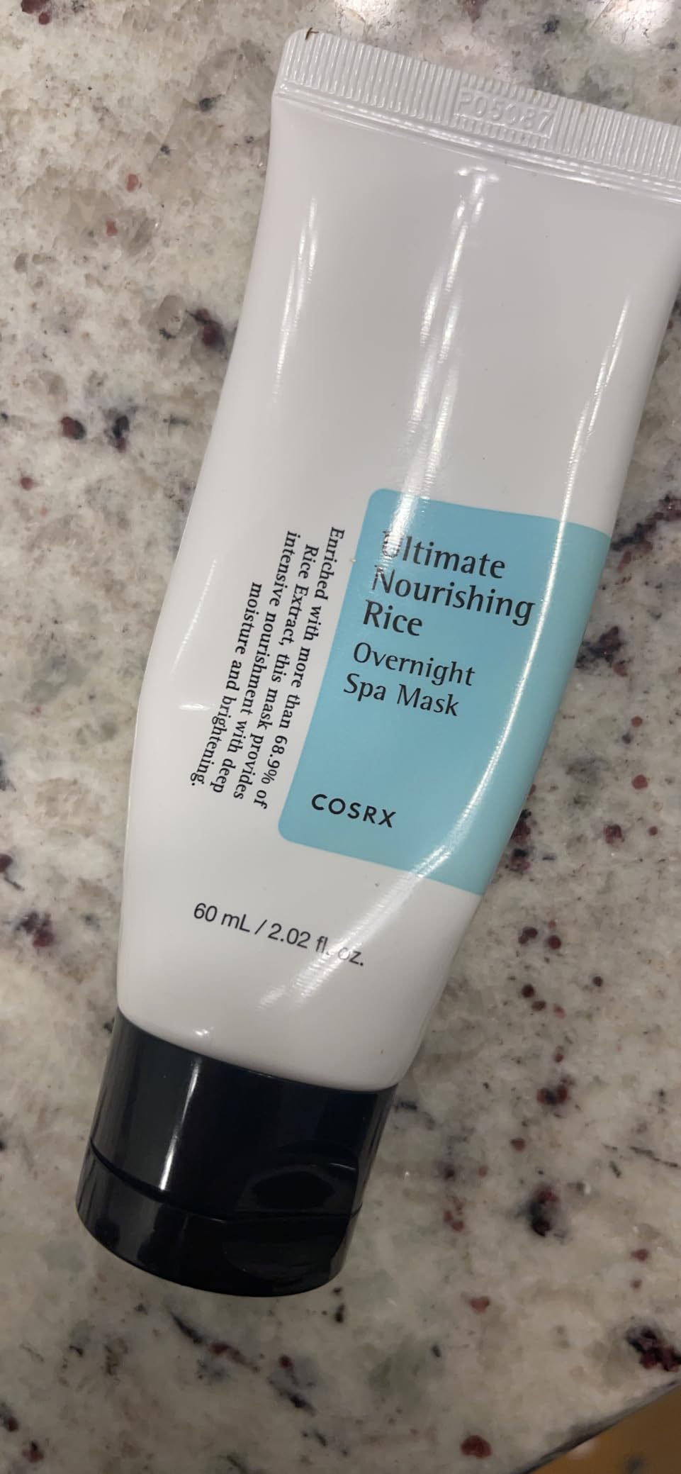 COSRX Ultimate Nourishing Rice Overnight Spa Mask, Niacinamide, 2.02fl.oz customer photo 1