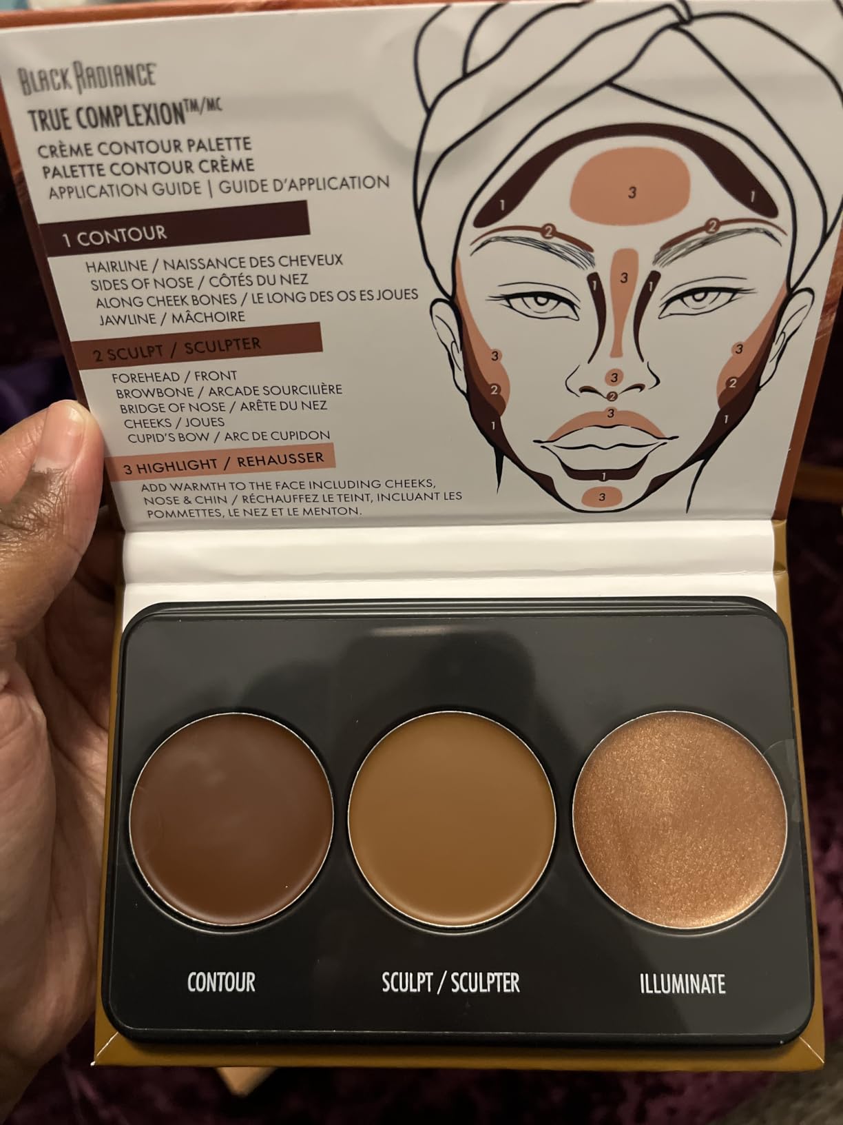 Black Radiance True Complexion Creme Contour Palette, Medium to Dark, 7.5 Gram customer photo 1